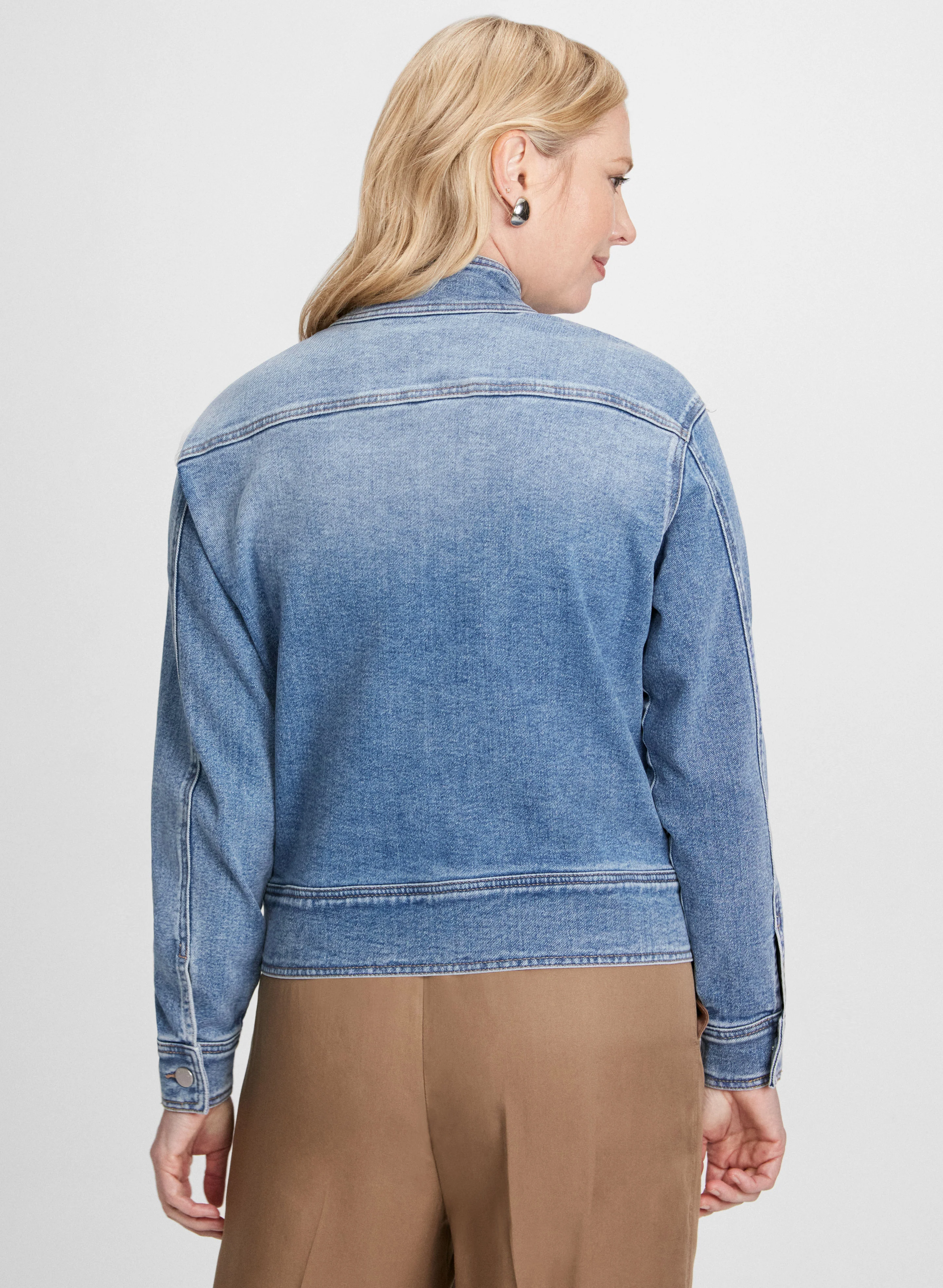 Cargo Pocket Denim Jacket - Image 4
