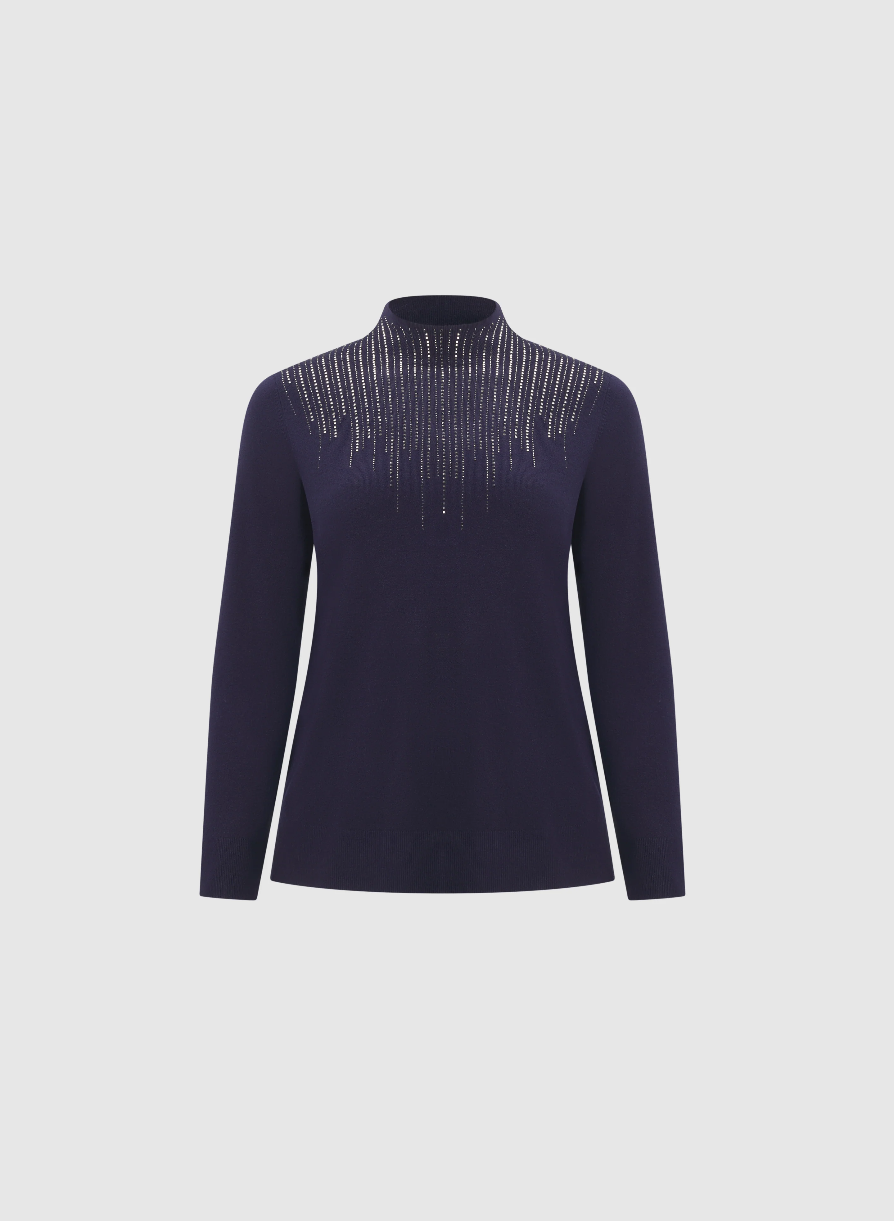 Cascading Rhinestone Sweater - Image 6