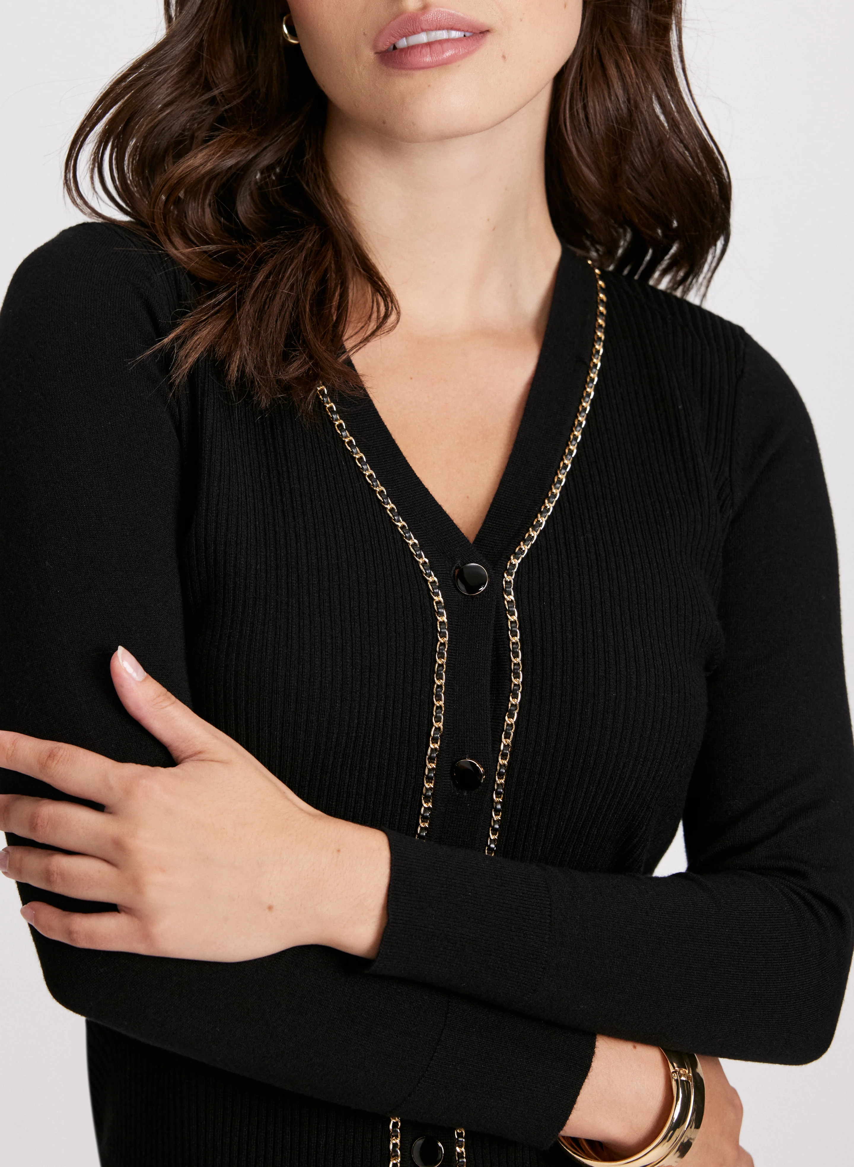 Chain Detail Cardigan - Image 7