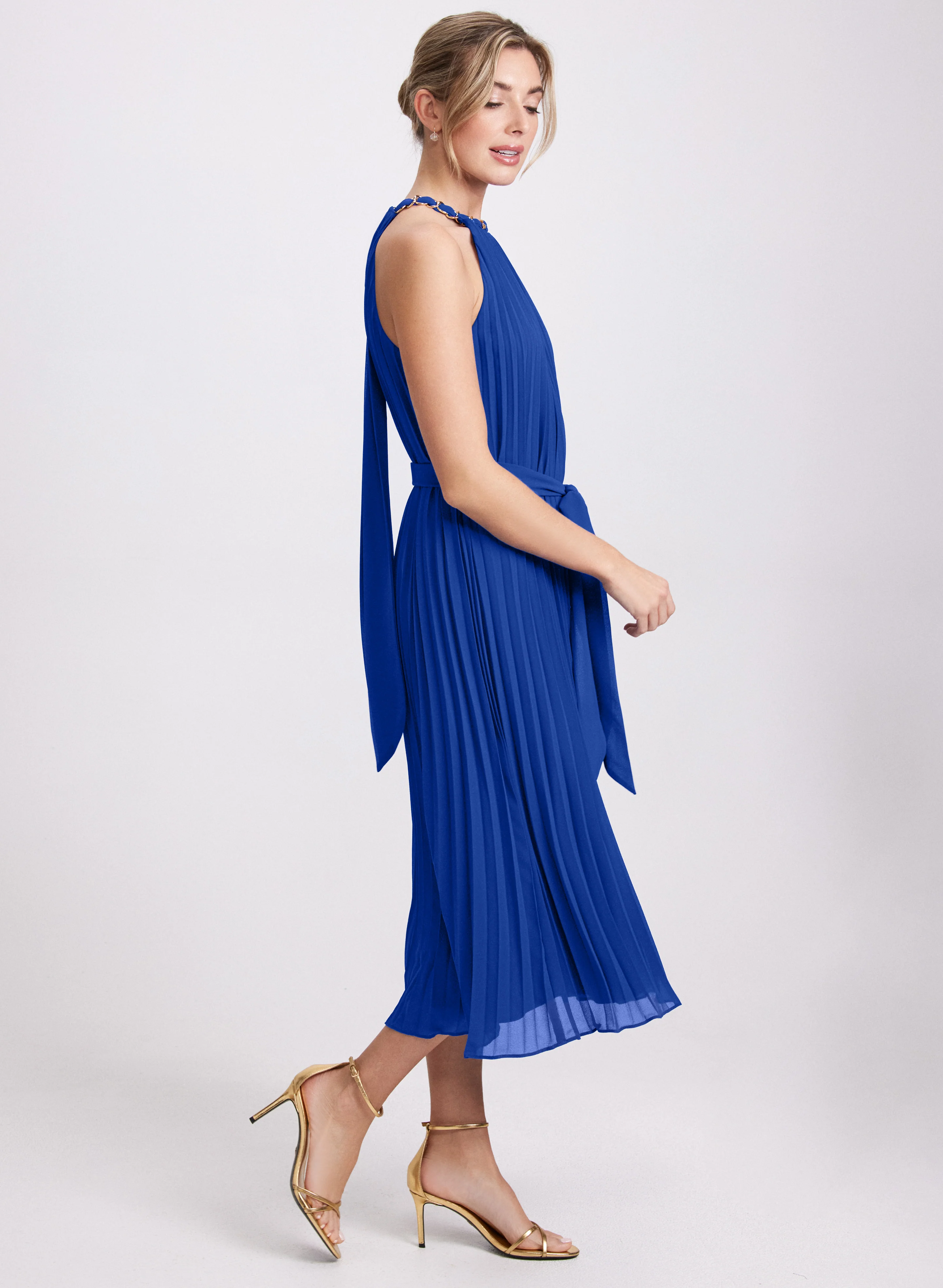 Chain Link Halter Neck Dress - Image 2