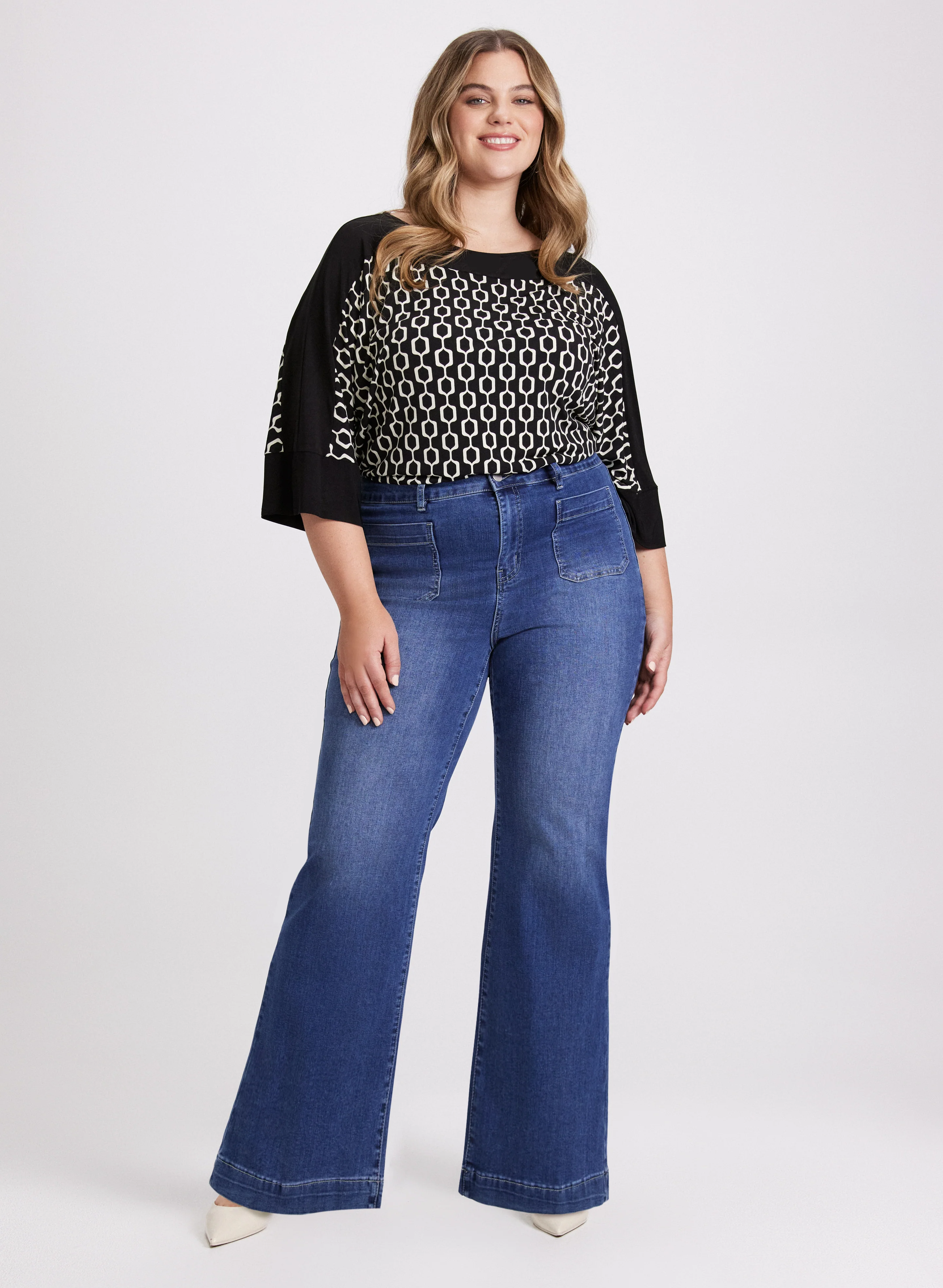 Chain Link Print Top - Image 3