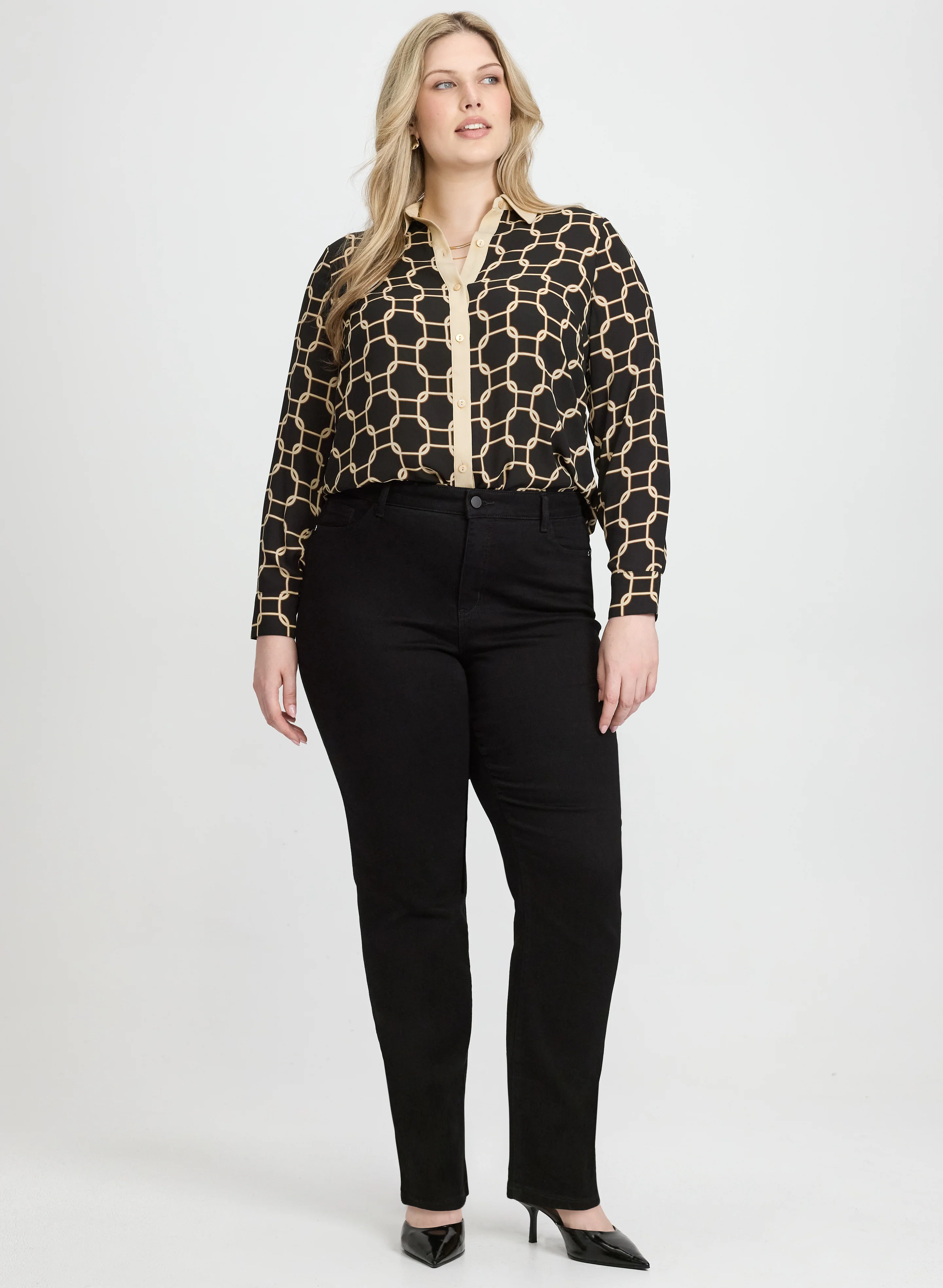 Chain Print Blouse - Image 3