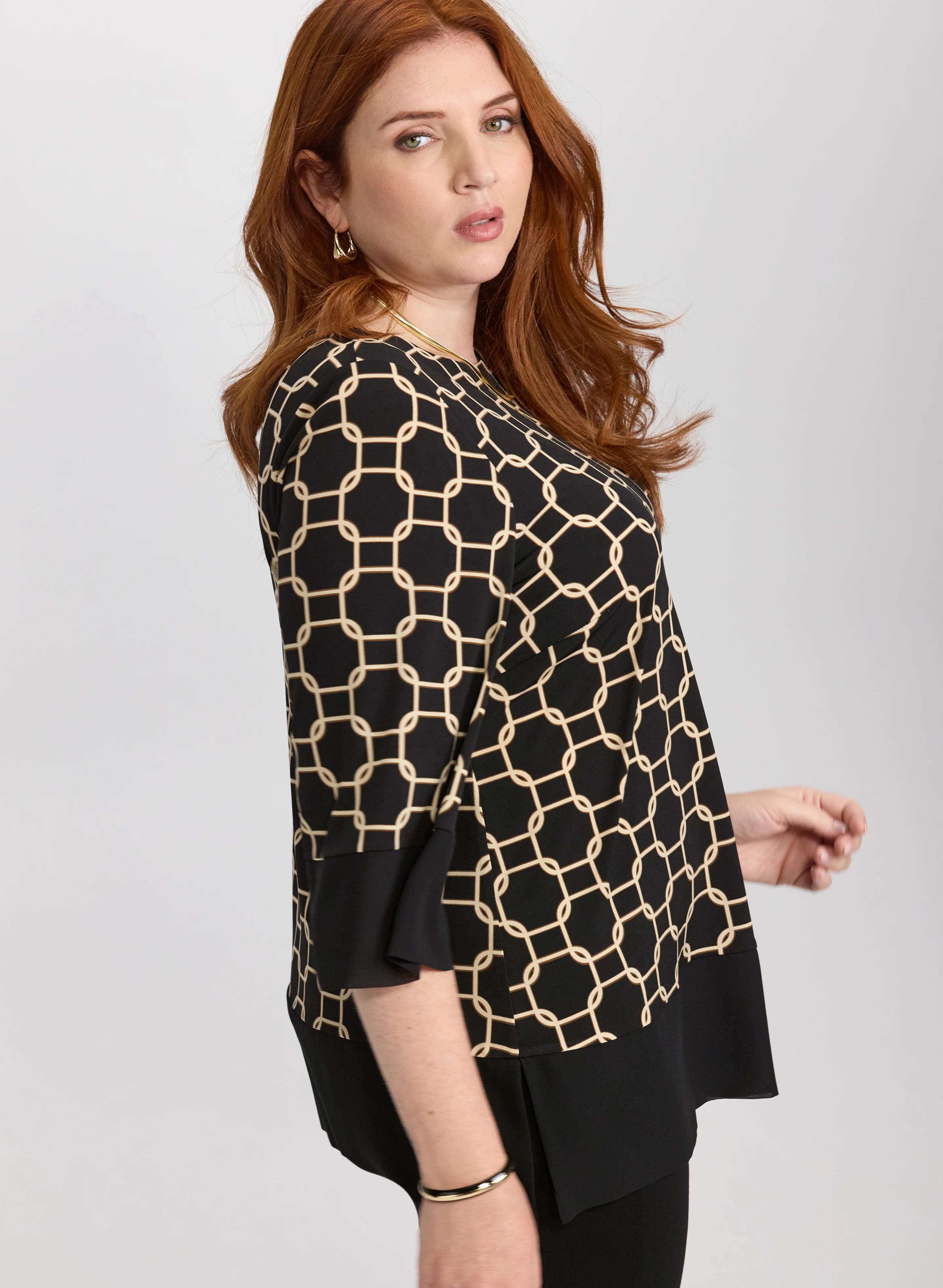 Chain Print Blouse - Image 2