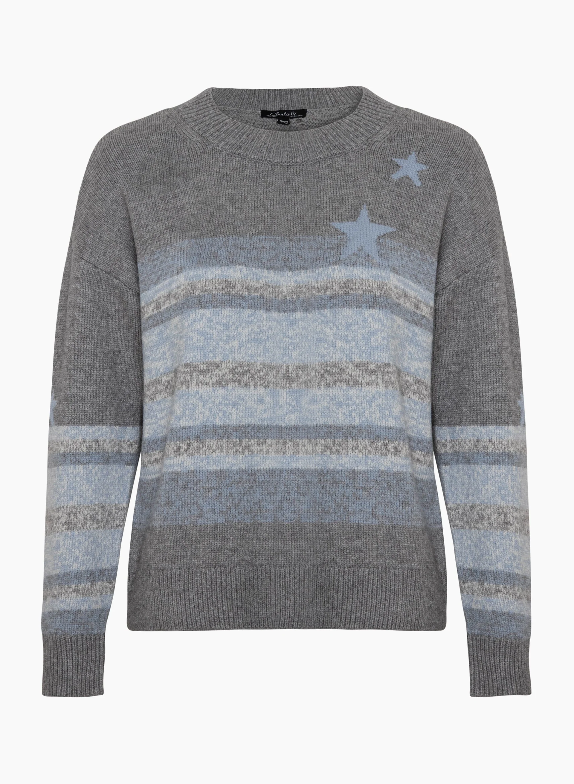 Charlie B - Stripe Print Sweater - Image 6