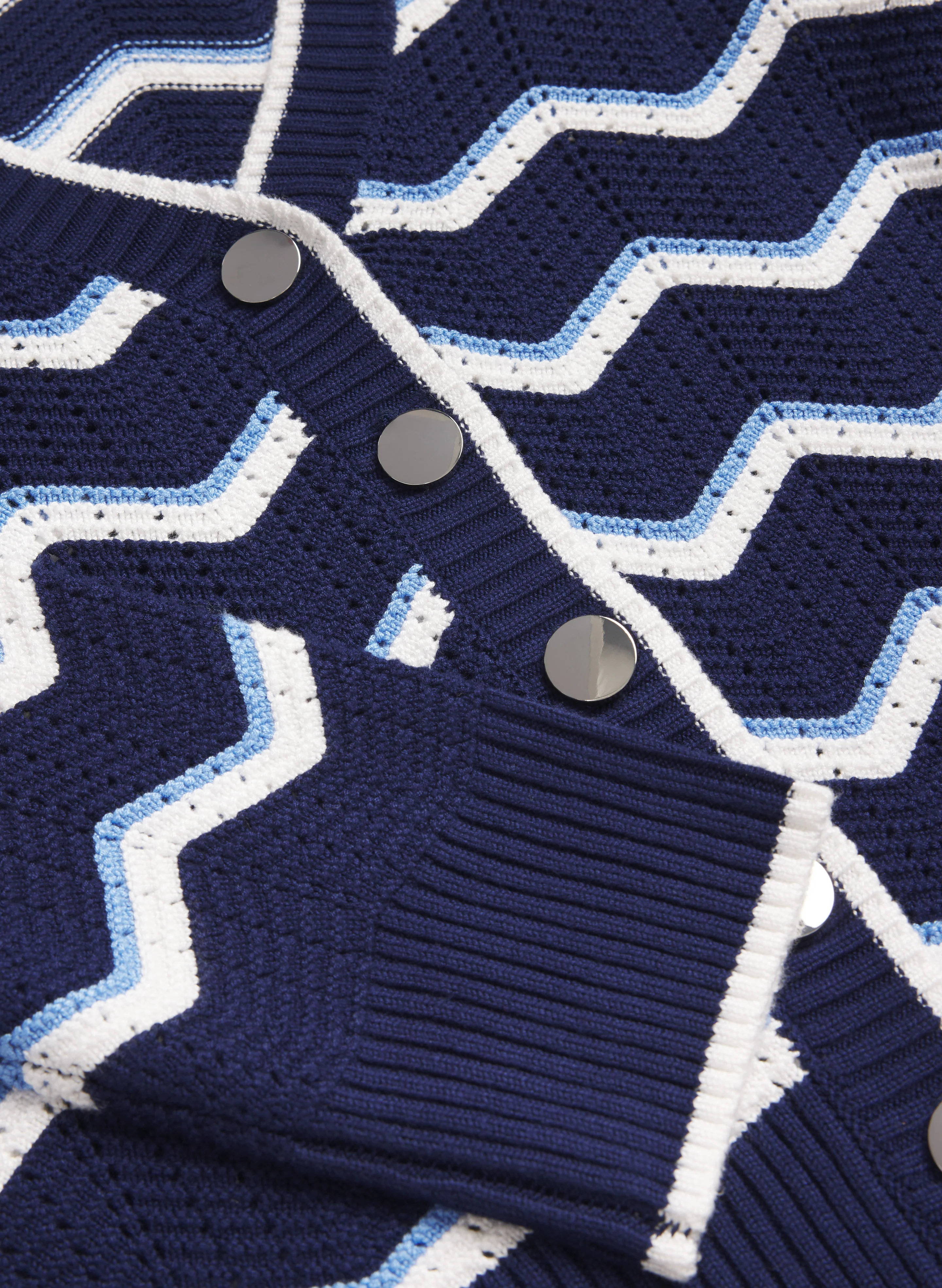 Chevron Stripe Cardigan - Image 6