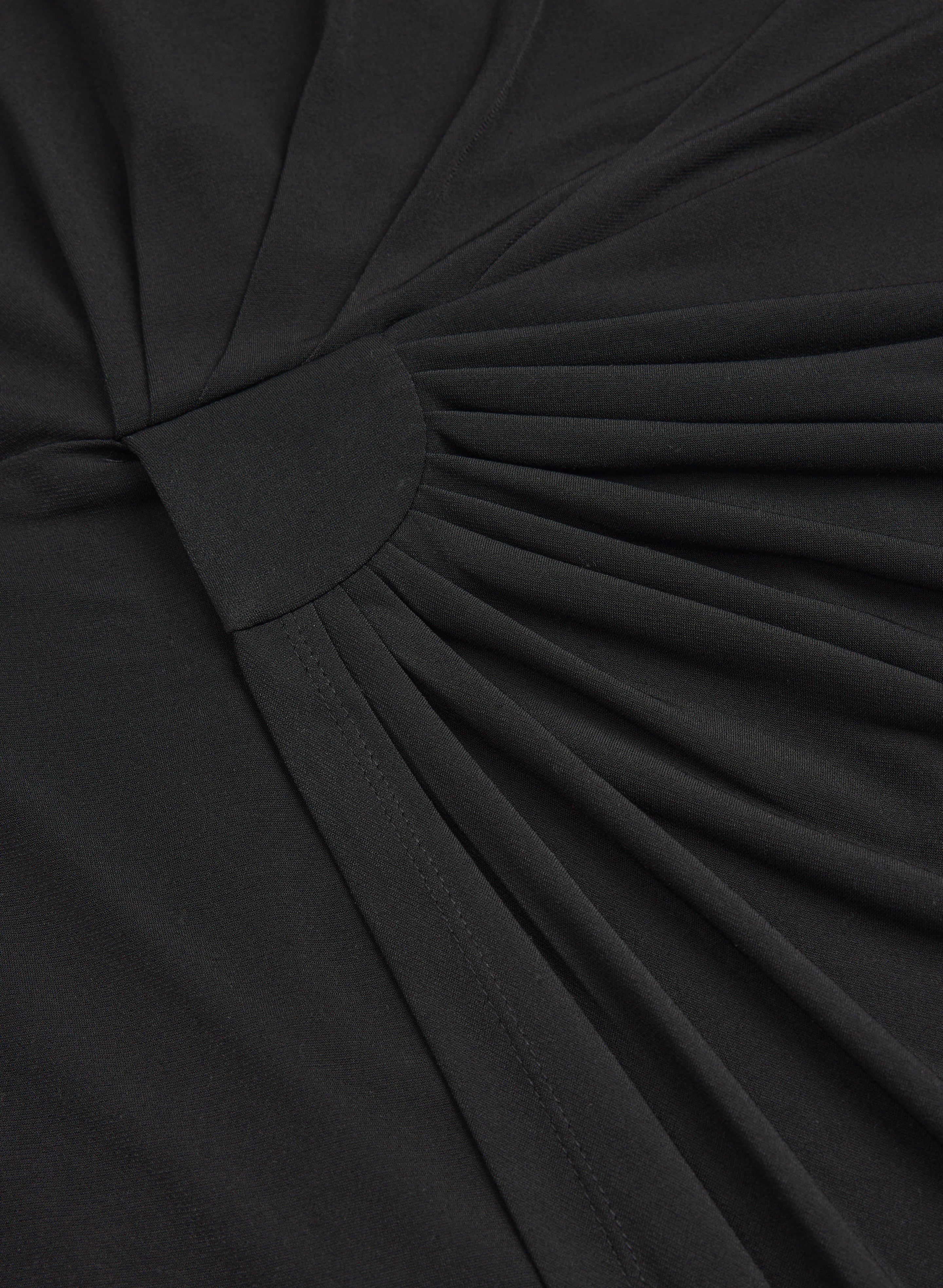 Chiffon Cape Sleeve Dress - Image 7