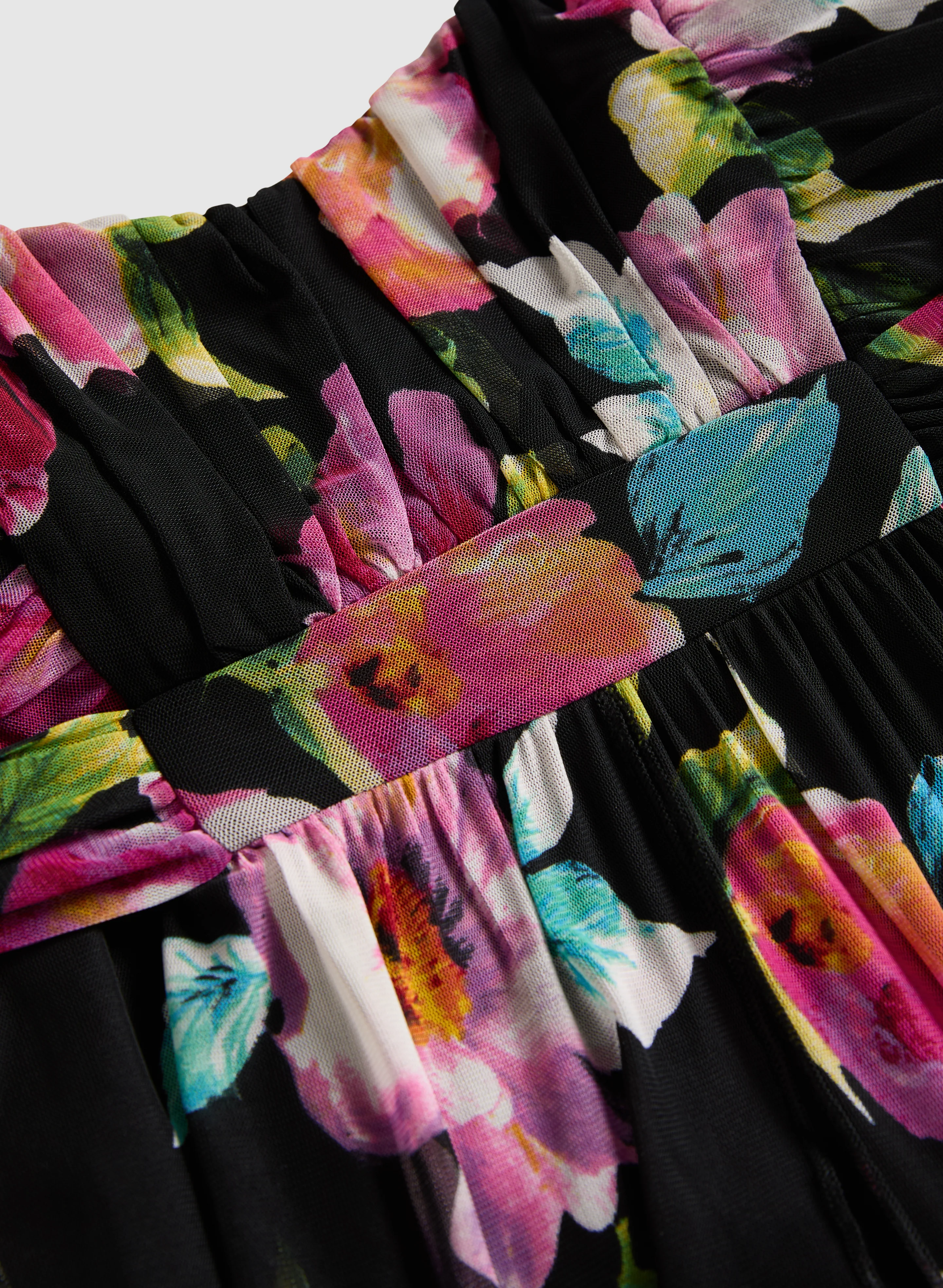 Chiffon Floral Maxi Dress - Image 7