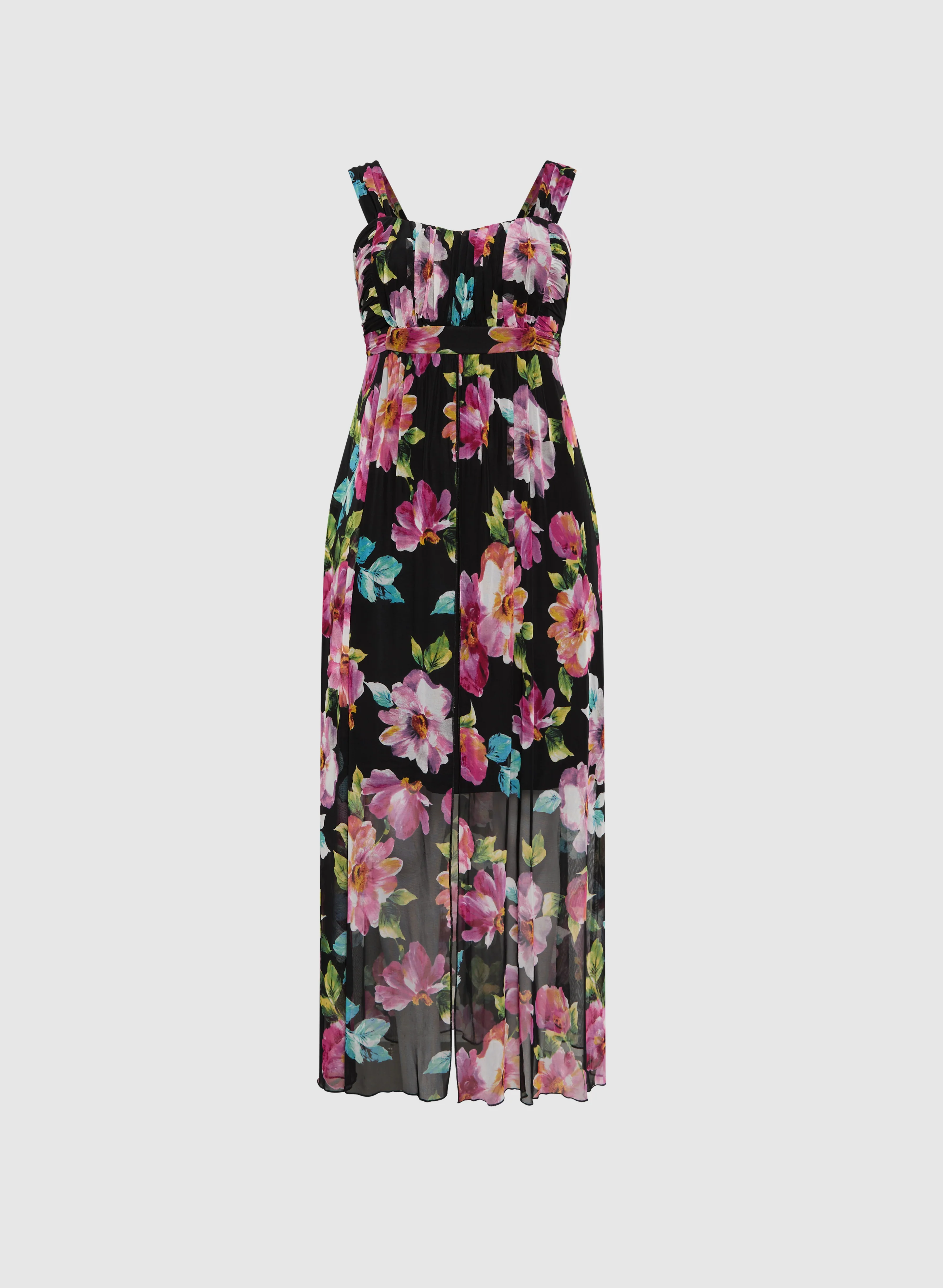 Chiffon Floral Maxi Dress - Image 6