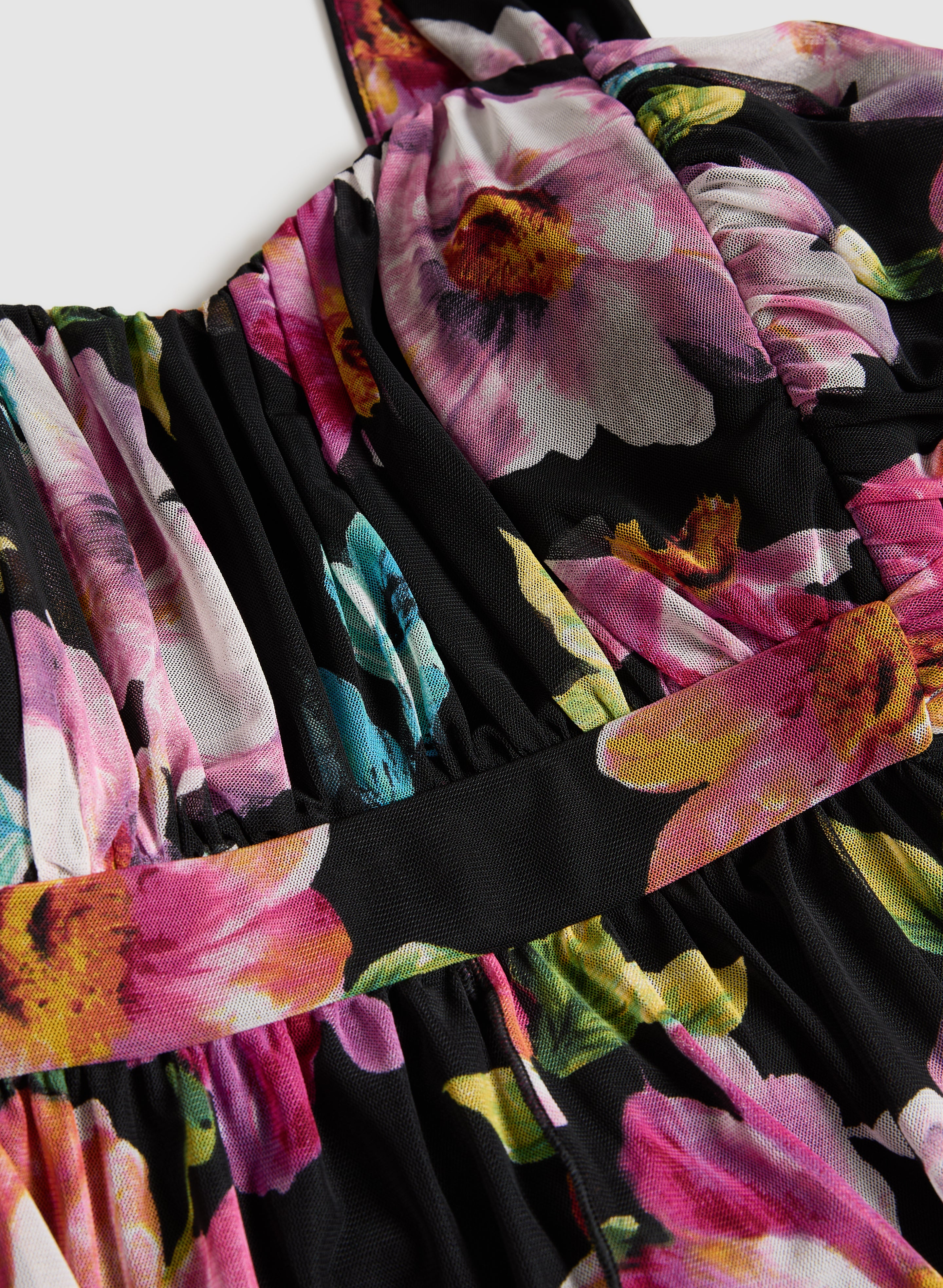 Chiffon Floral Maxi Dress - Image 7