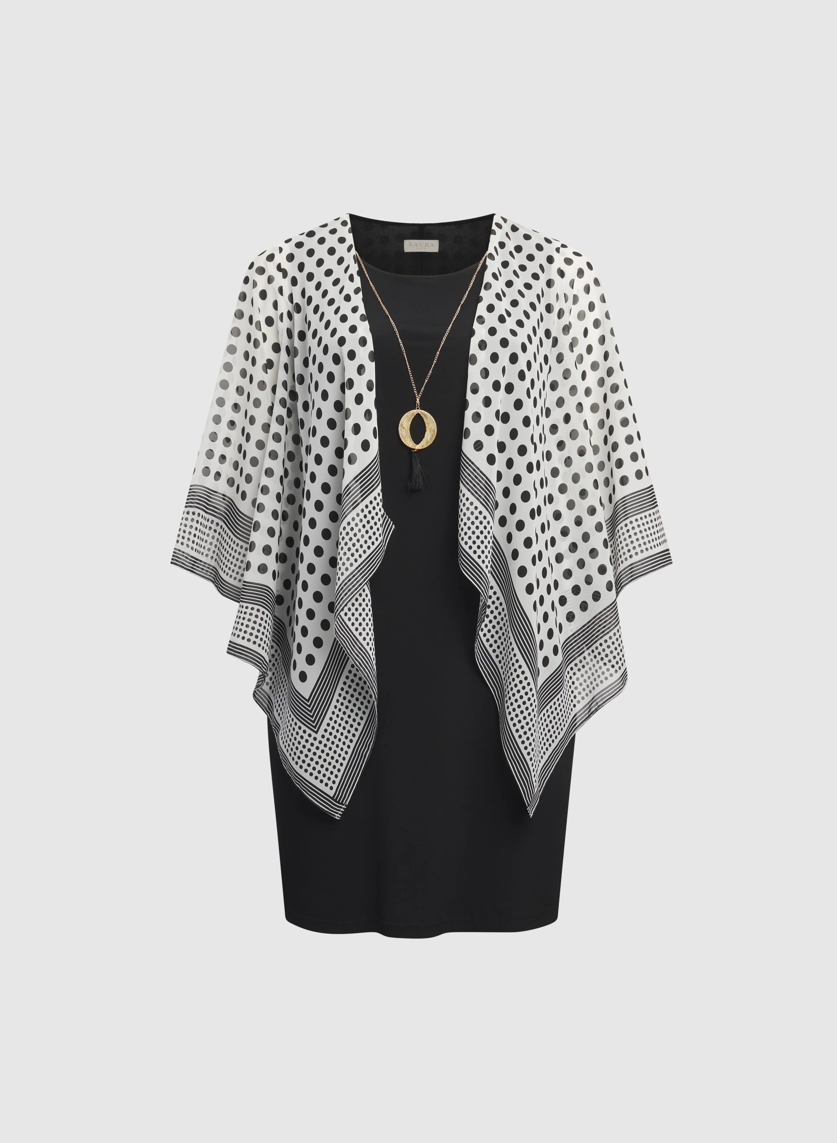 Chiffon Jacket & Jersey Dress - Image 6