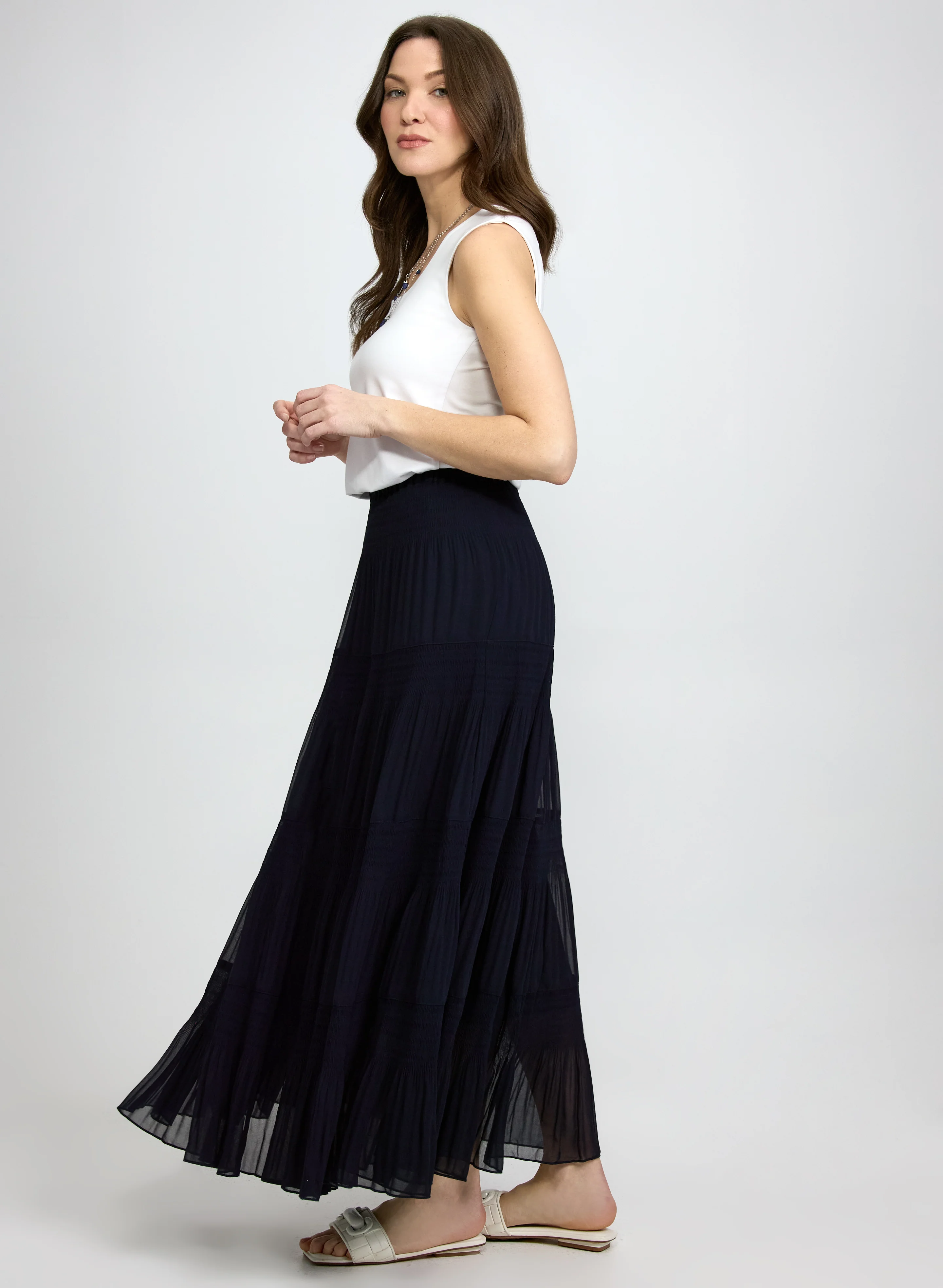 Chiffon Maxi Skirt - Image 3