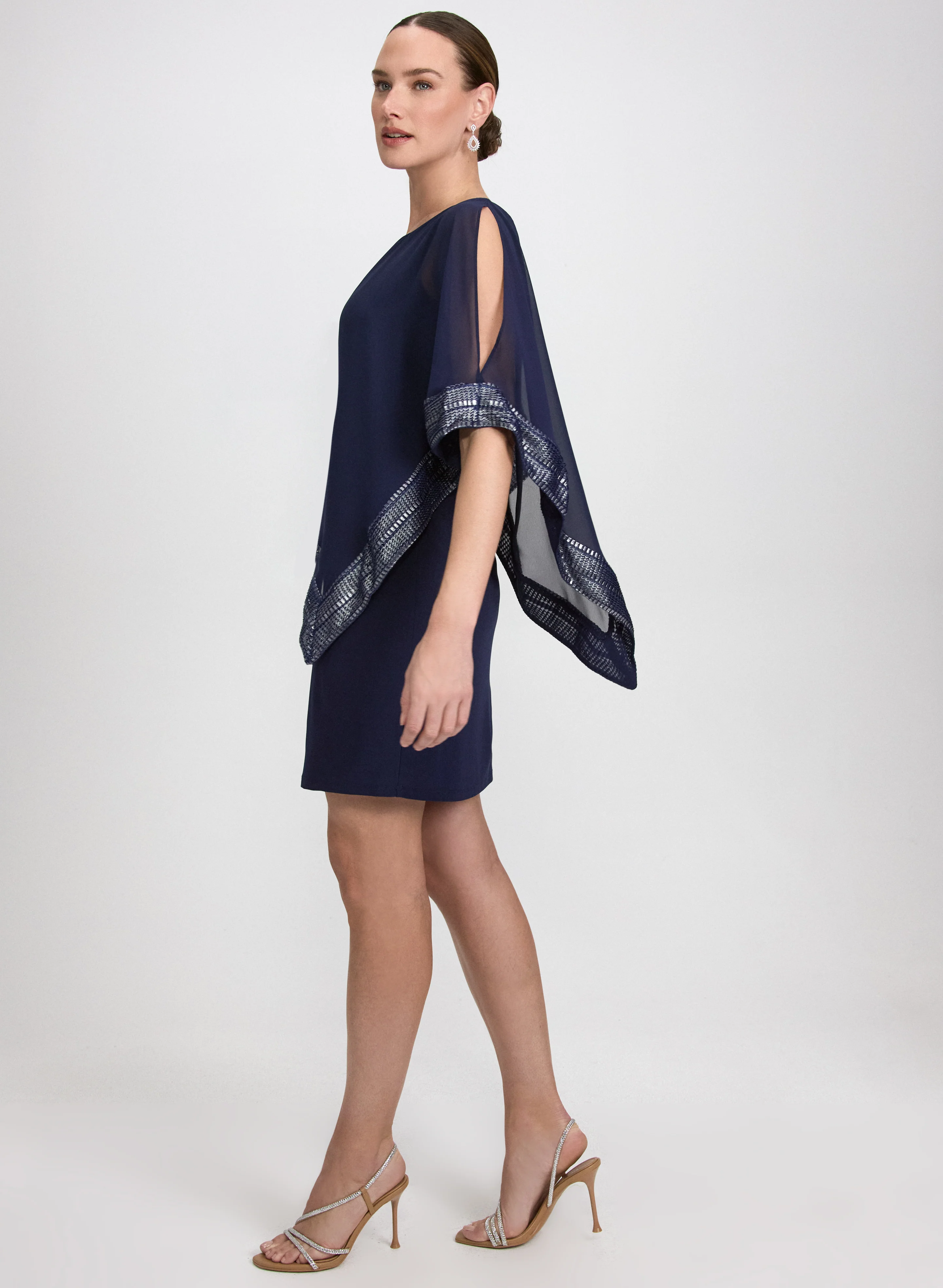Chiffon Overlay Dress - Image 3