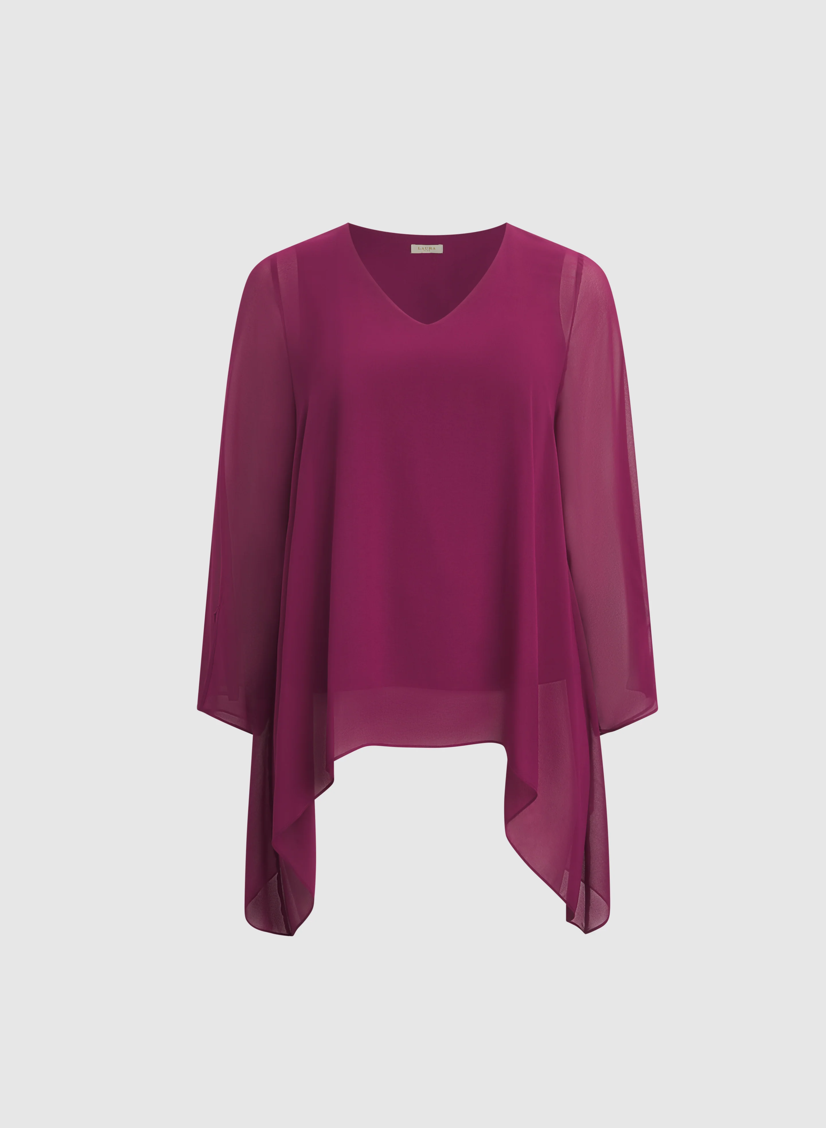Chiffon Poncho Blouse - Image 6
