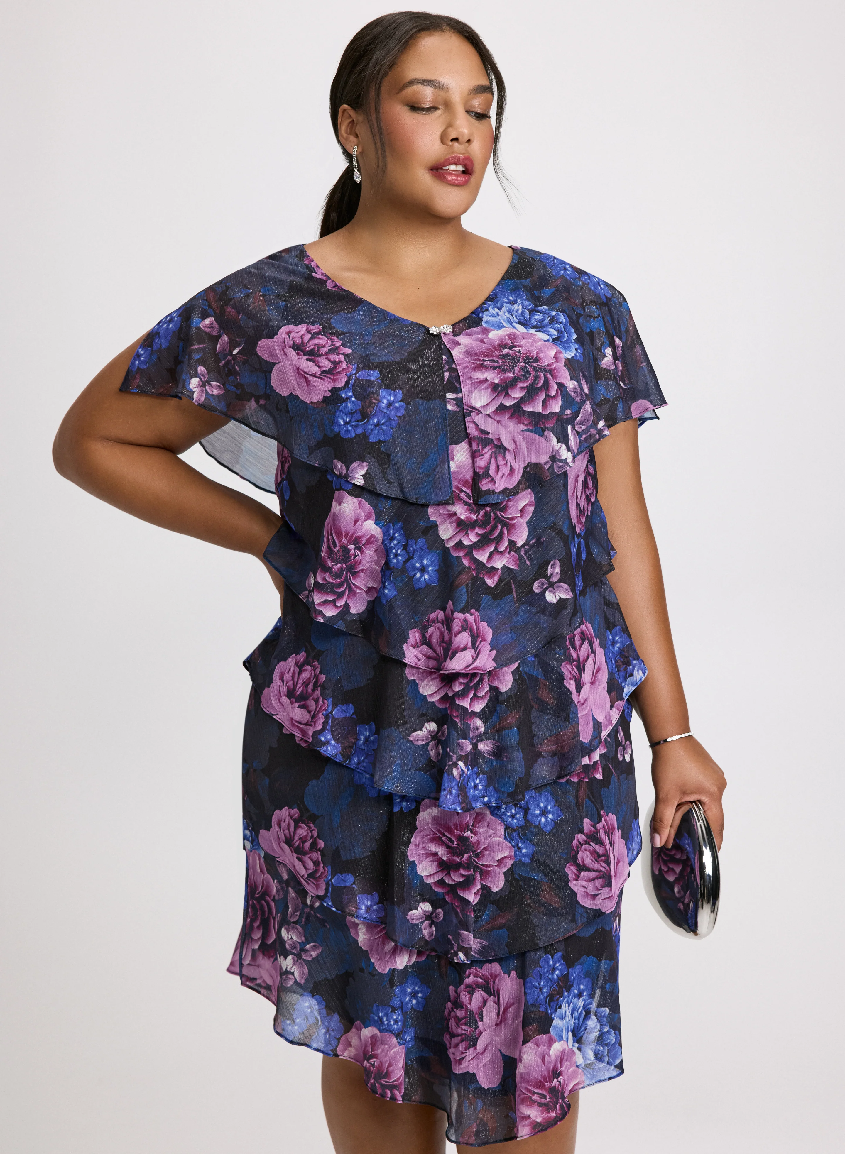 Chiffon Tiered Dress - Image 4