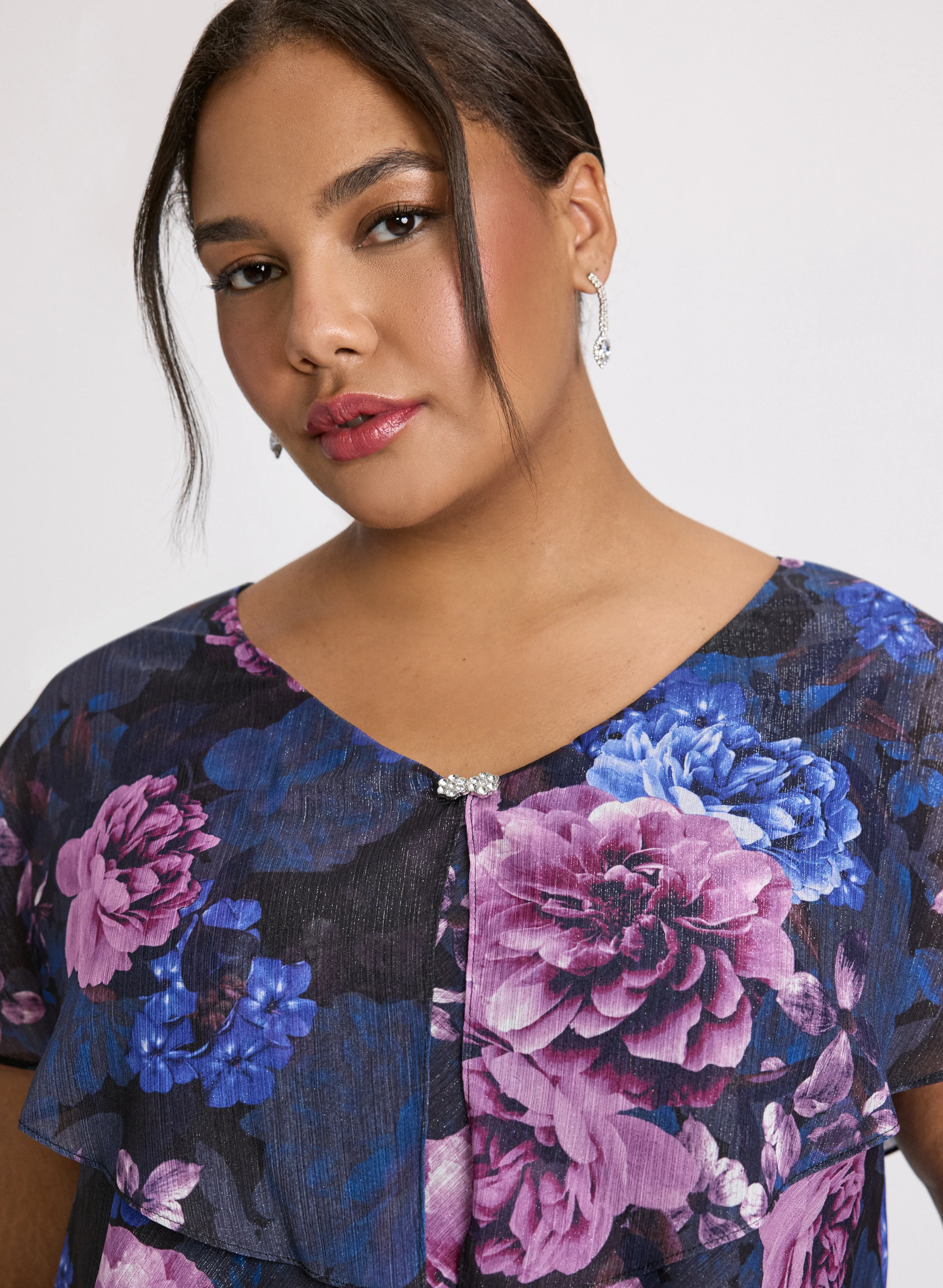 Chiffon Tiered Dress - Image 5