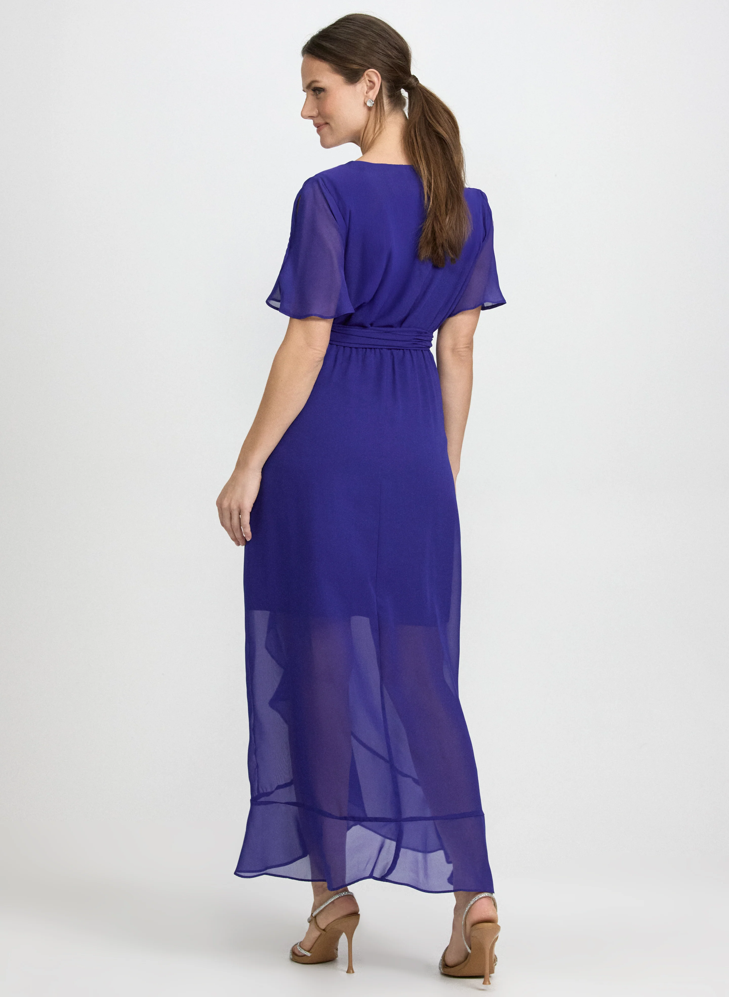 Chiffon Wrap Dress - Image 2