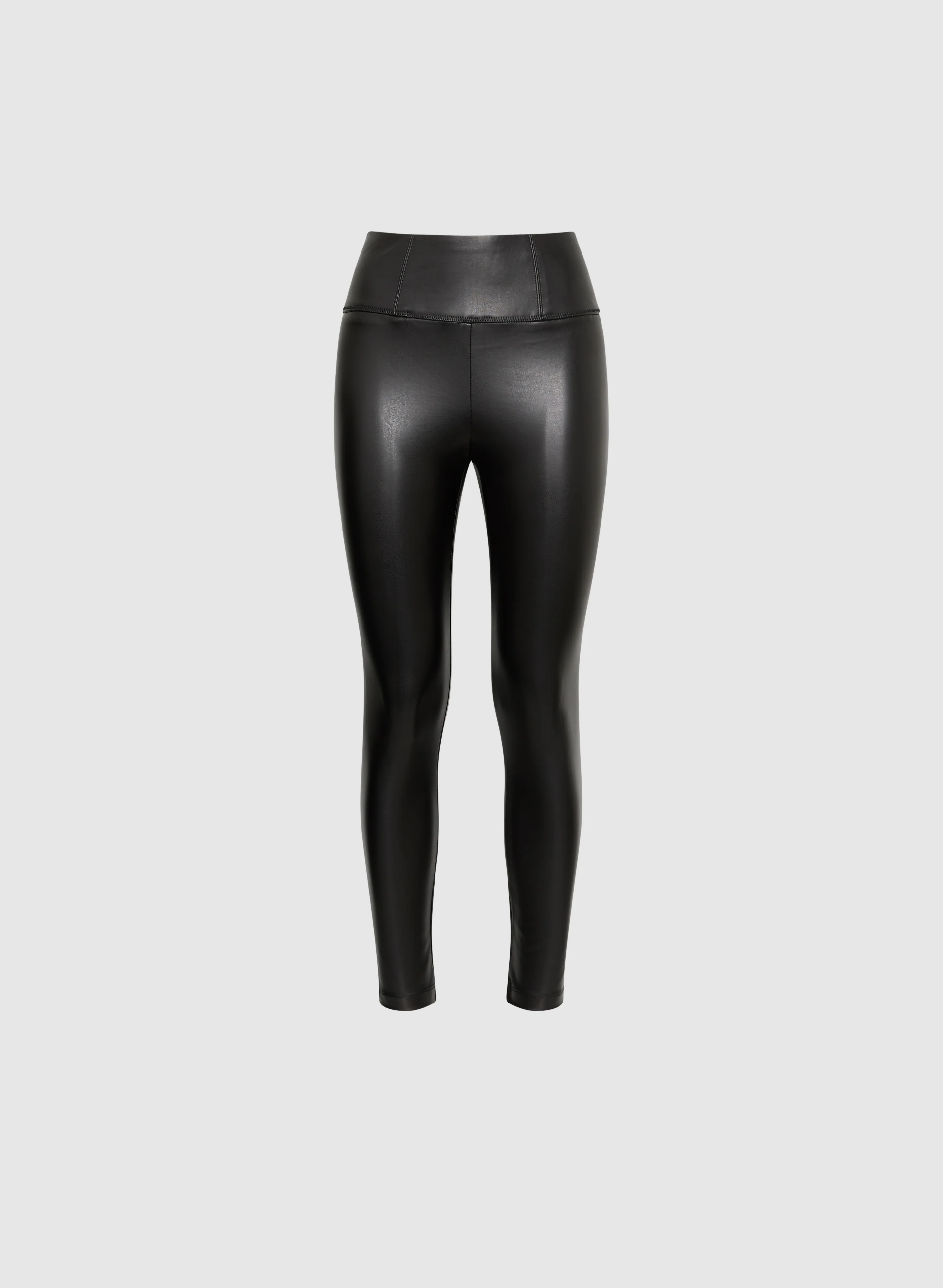 Chloe Fit Vegan Leather Leggings - Image 6