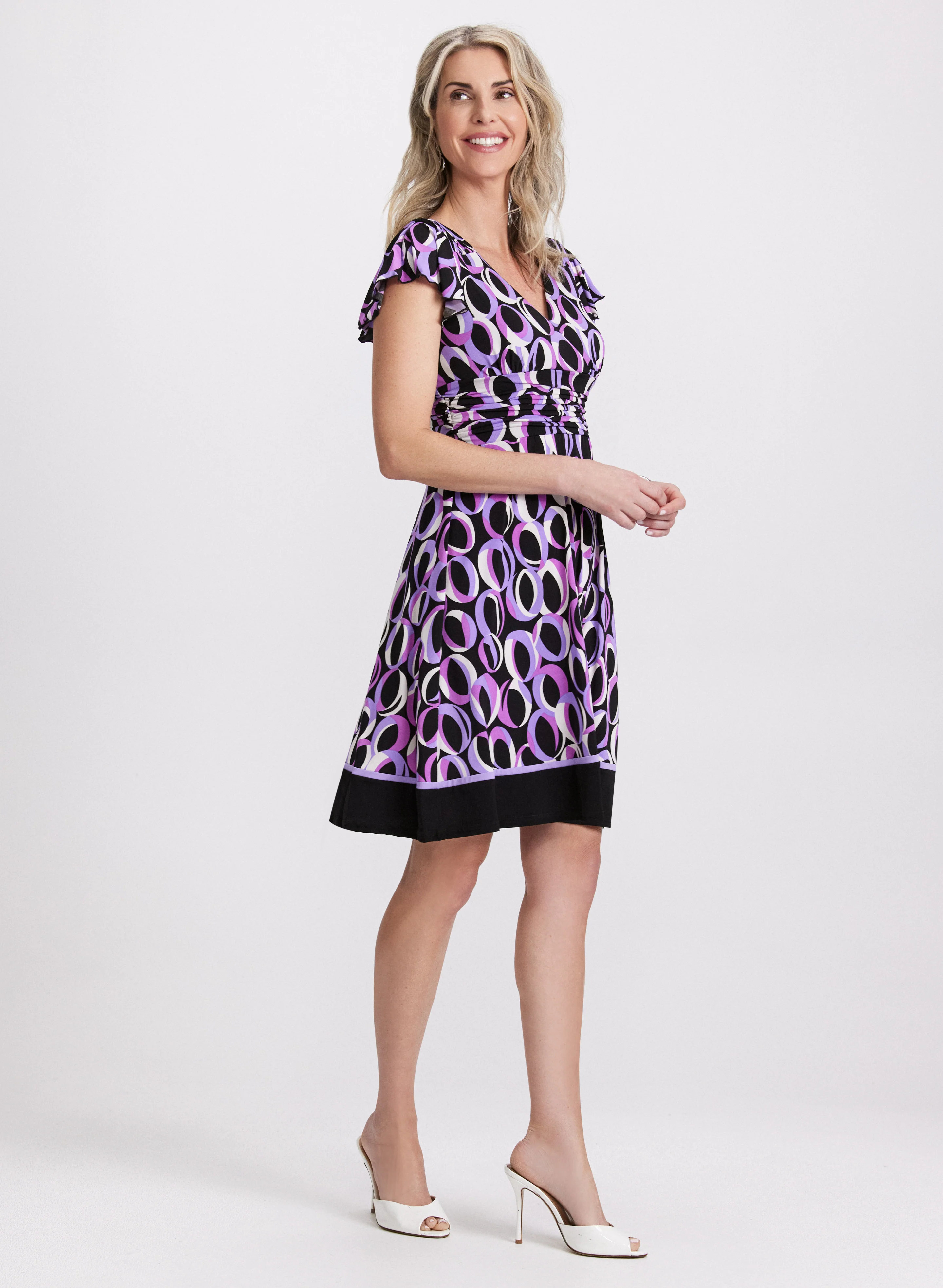 Circle Print Dress - Image 3
