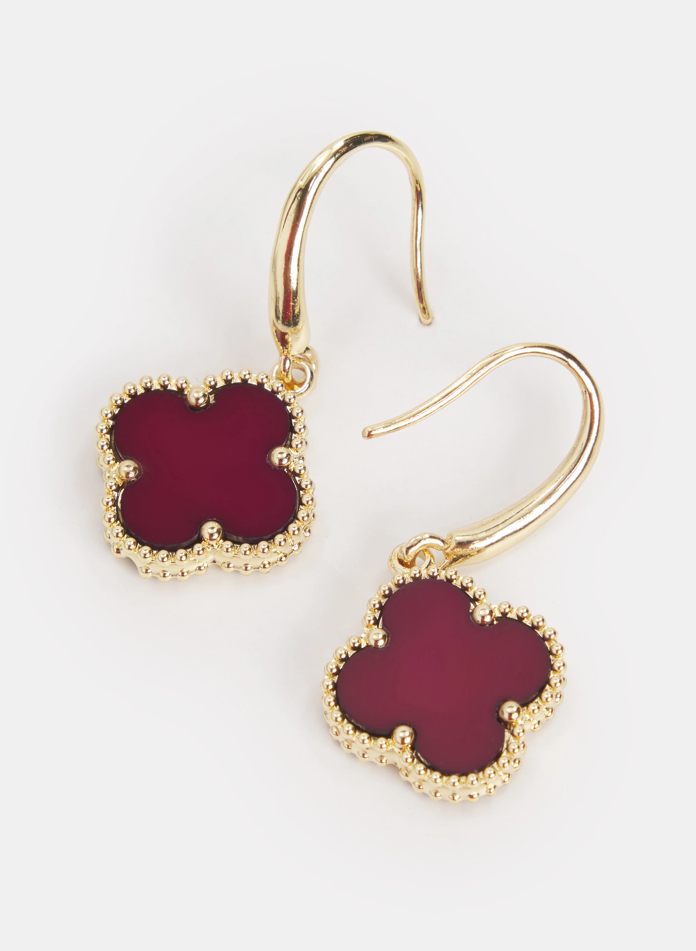 Clover Dangle Earrings - Image 3