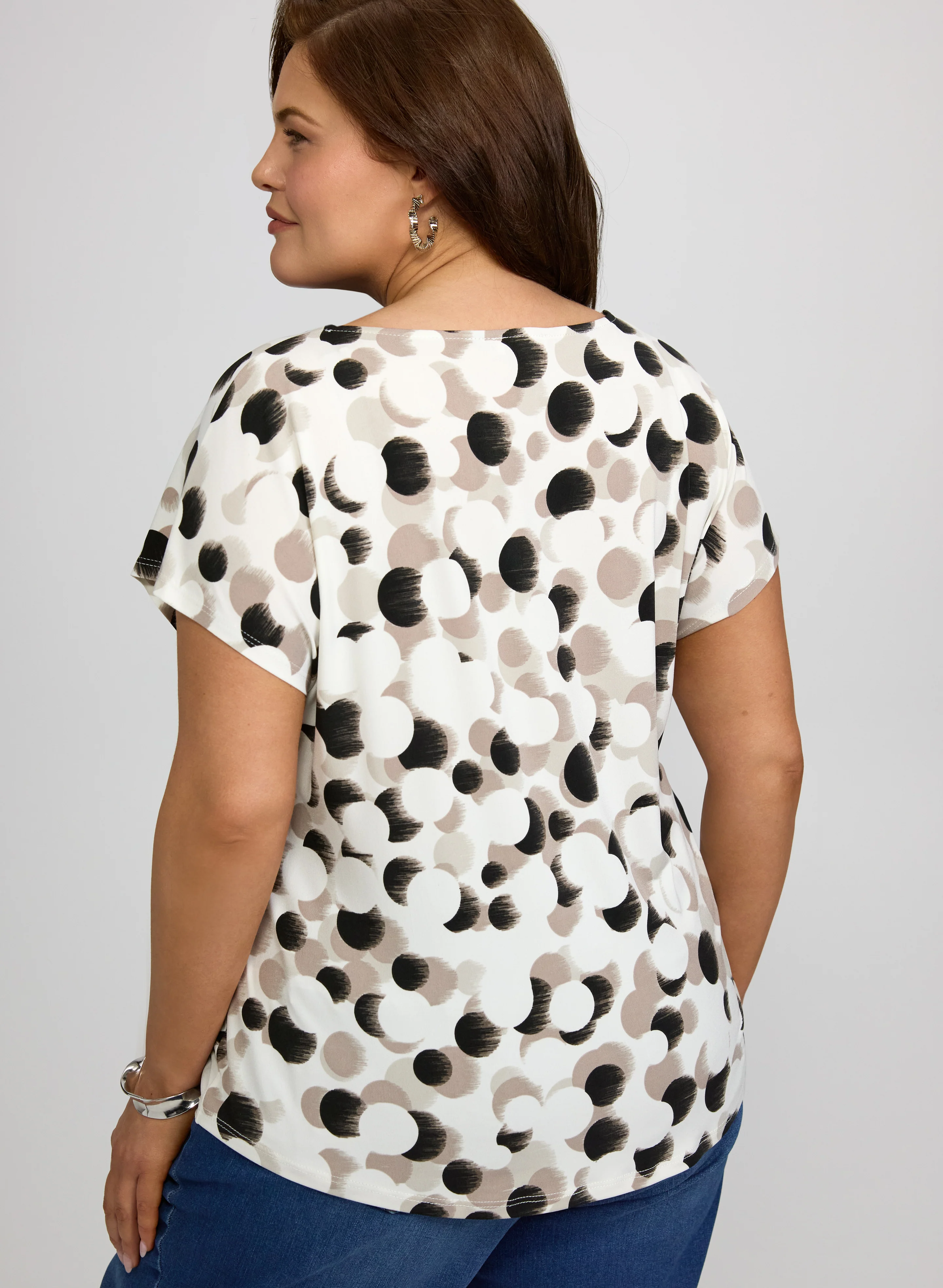 Clustered Dot Print Top - Image 4
