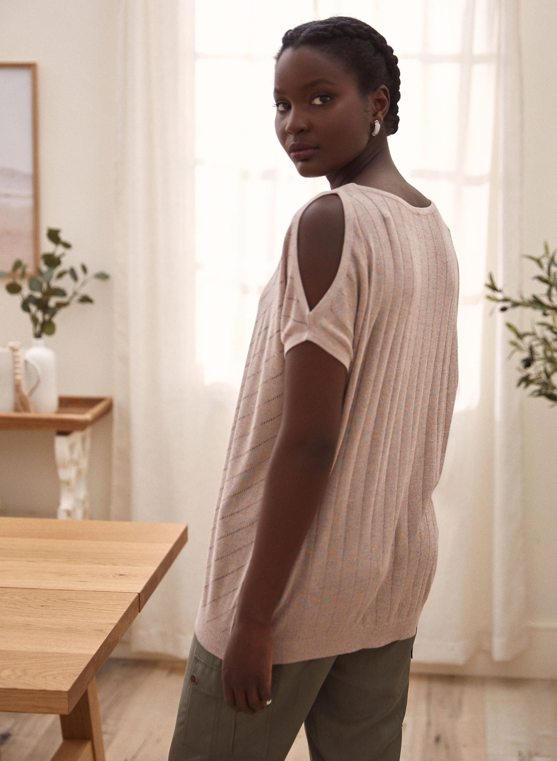 Cold Shoulder Sweater - Image 4