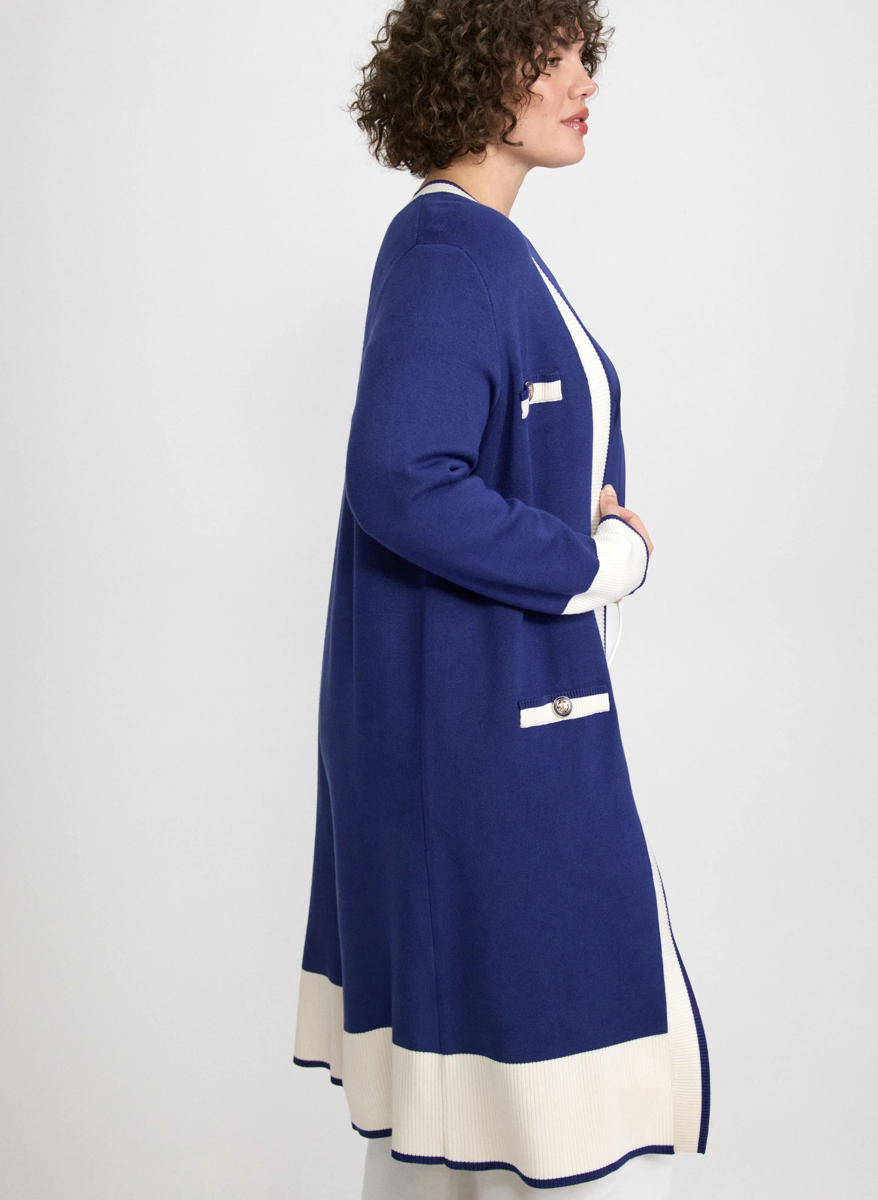 Colour Block Cardigan - Image 4