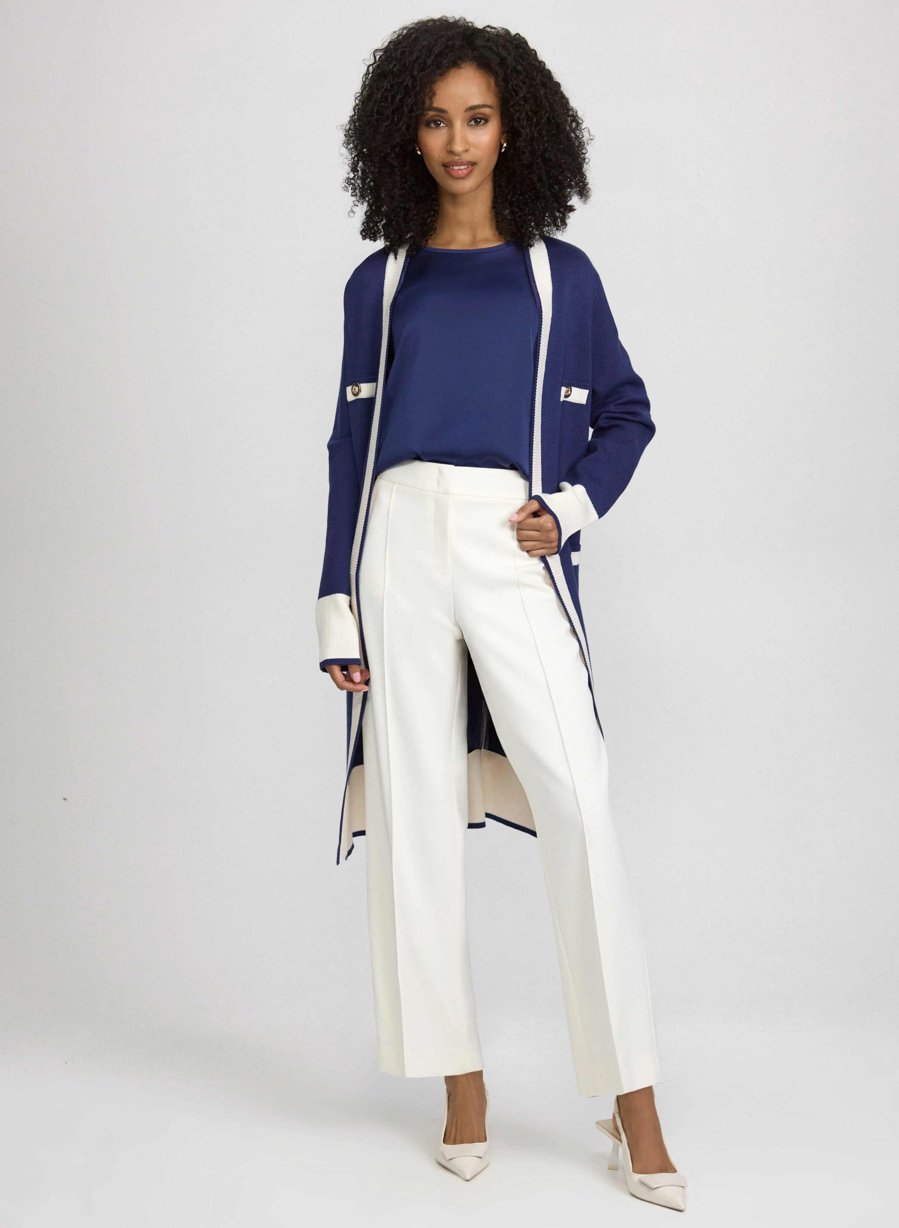Colour Block Cardigan - Image 6