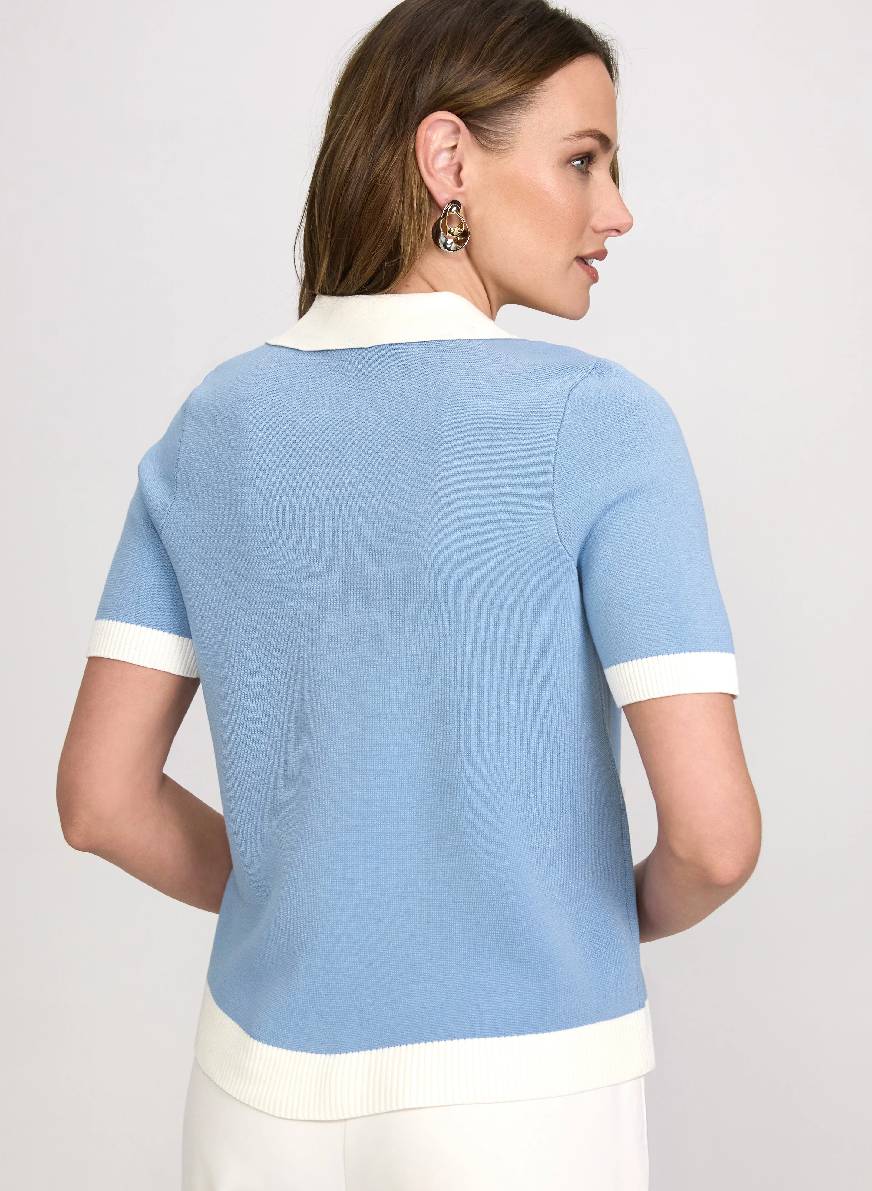 Colour Block Cardigan - Image 4