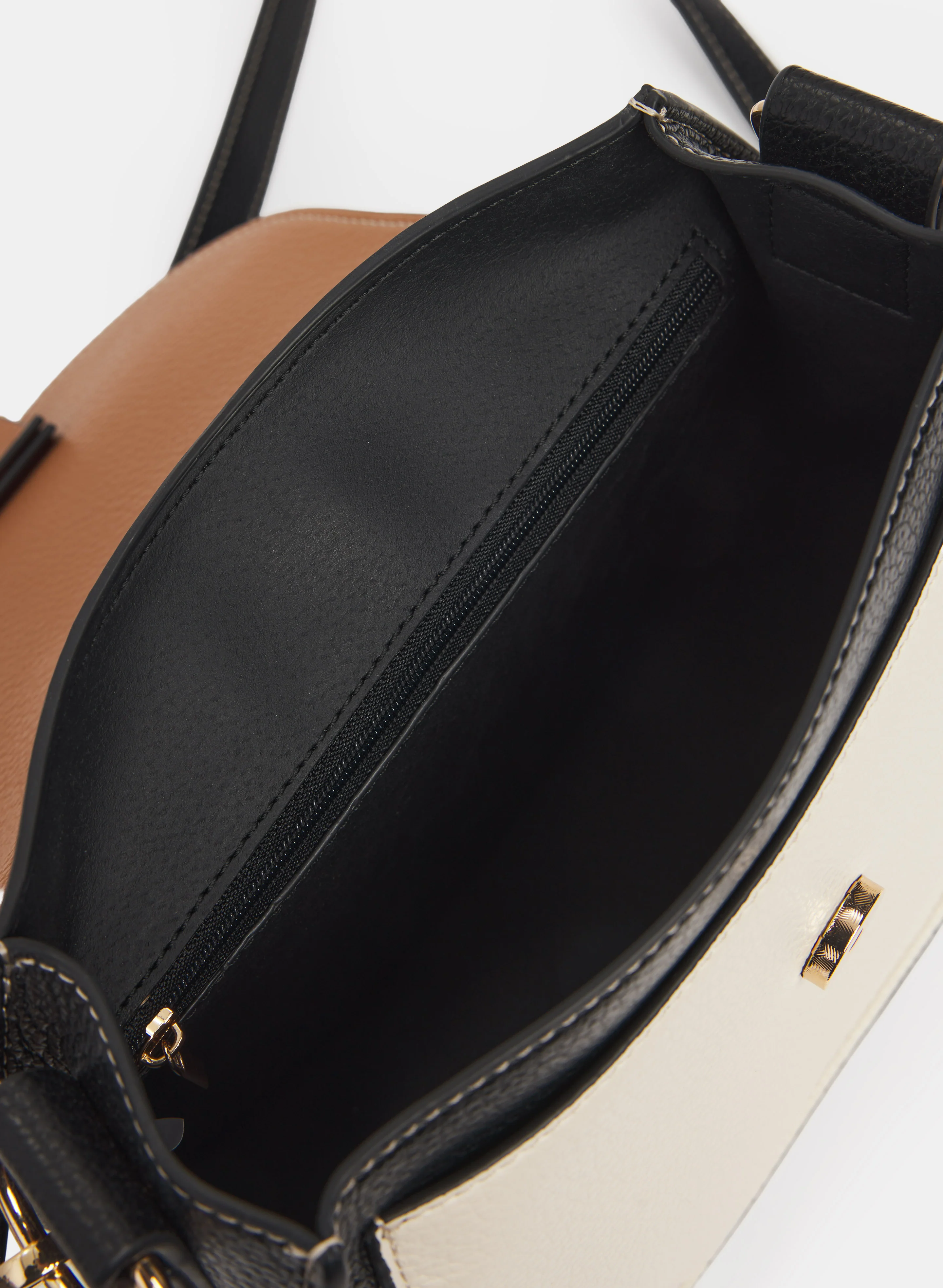 Colour Block Saddle Bag - Image 4