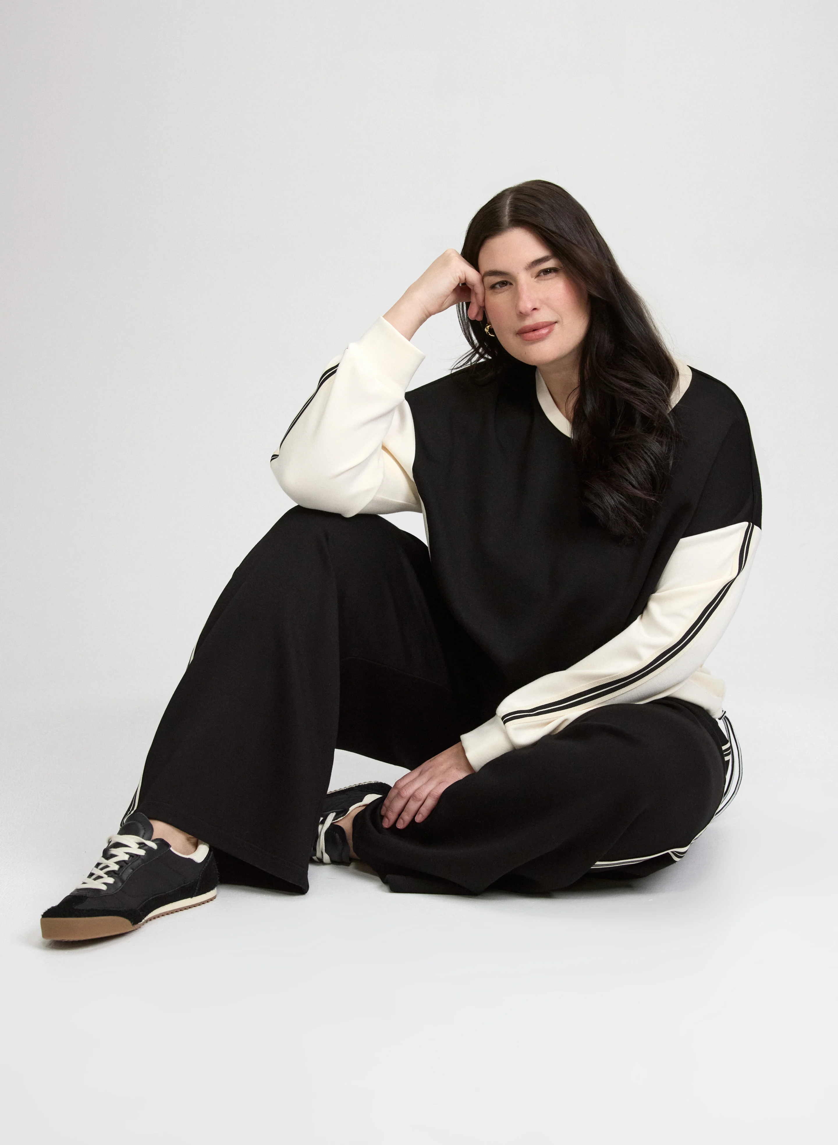 Colour Block Scuba Top - Image 5