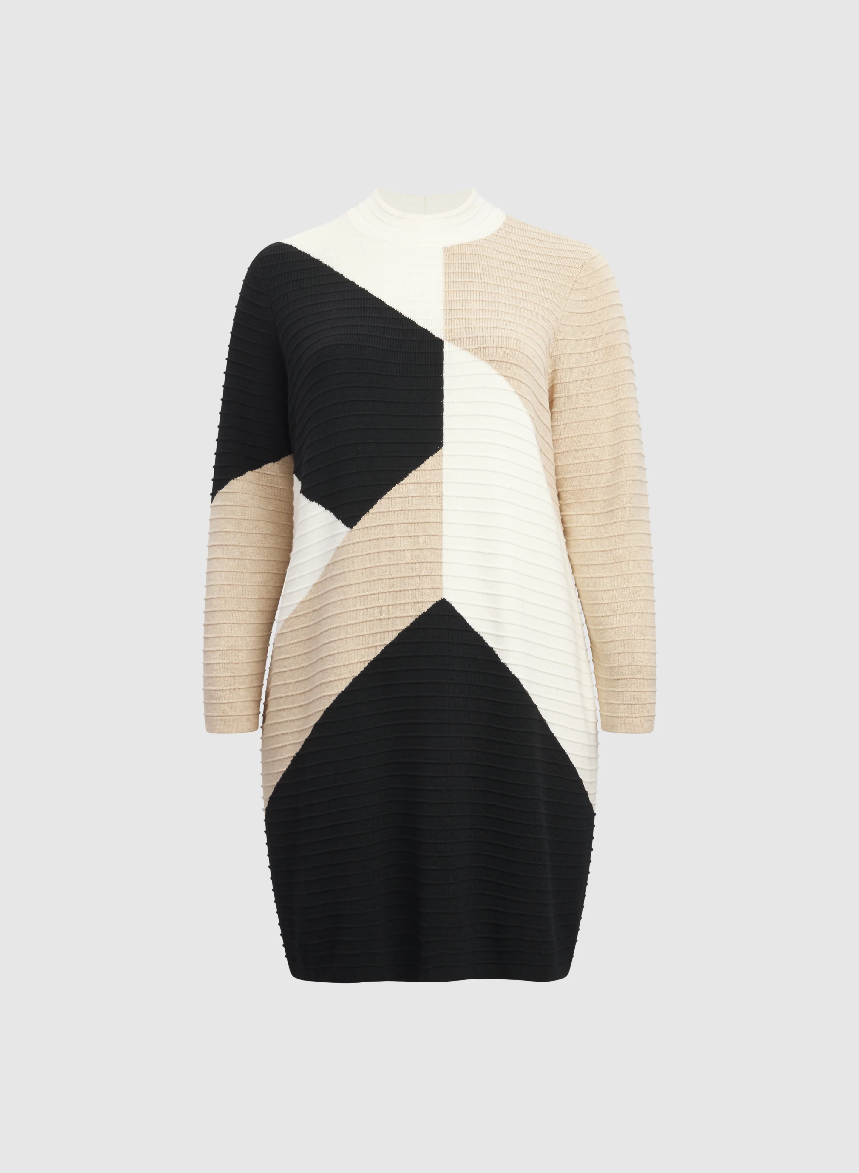 Colour Block Sweater Dress - Image 7