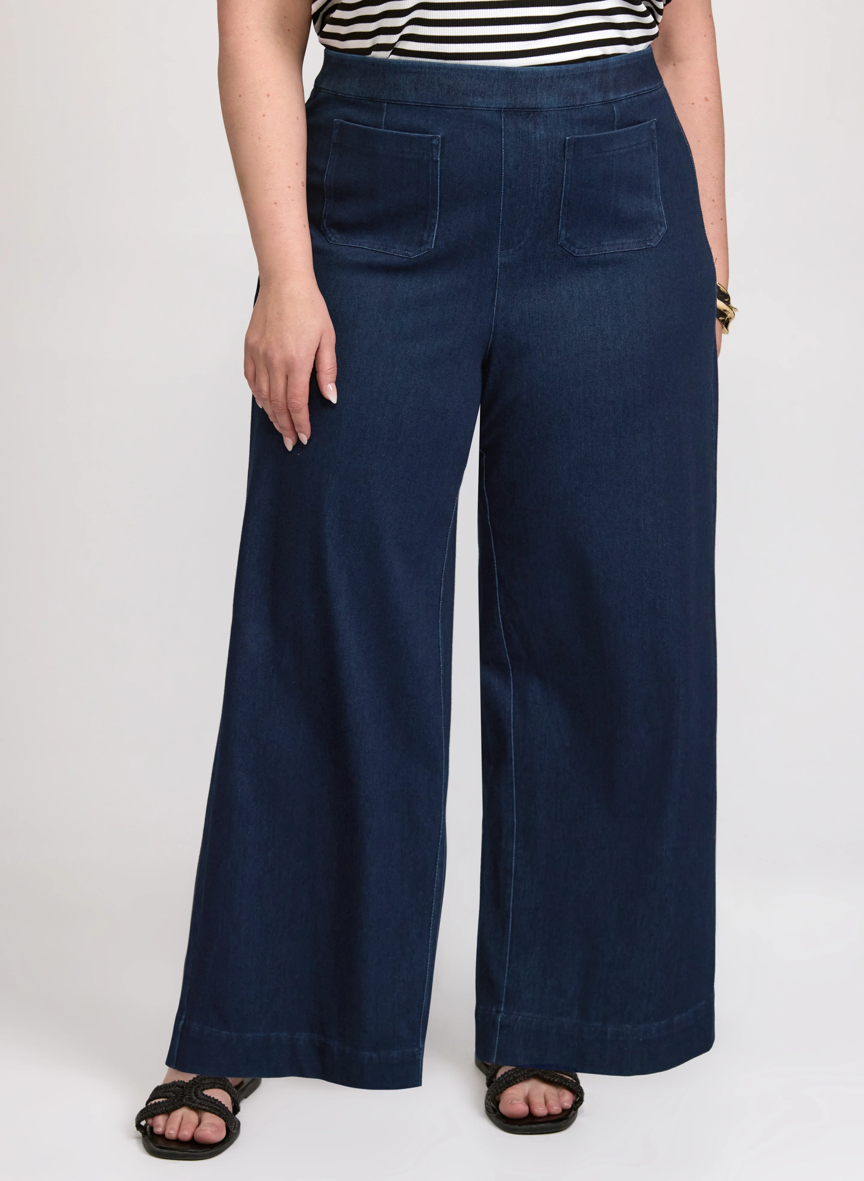 Comfort Stretch Wide-Leg Jeans - Image 11