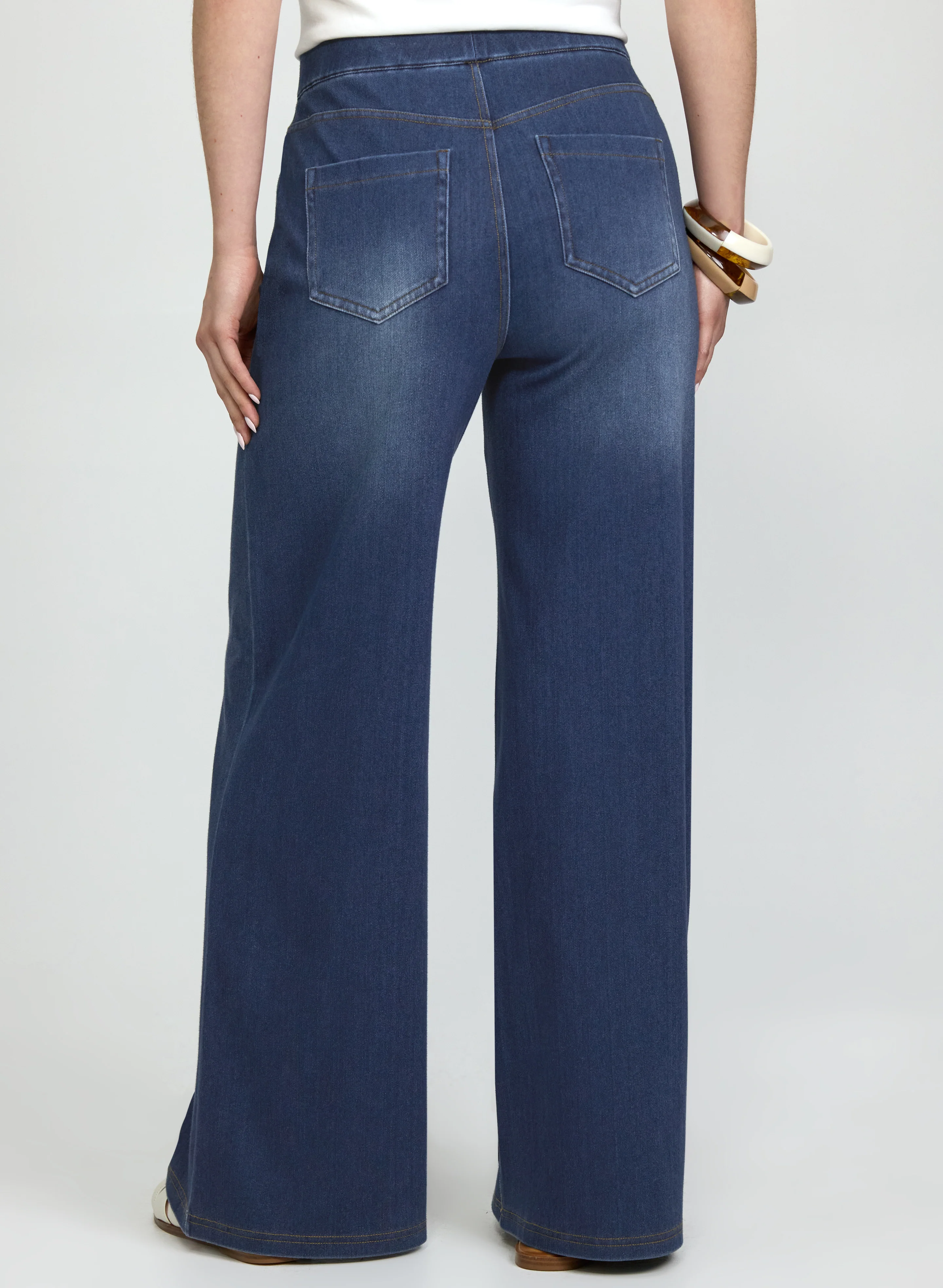 Comfort Stretch Wide-Leg Jeans - Image 4