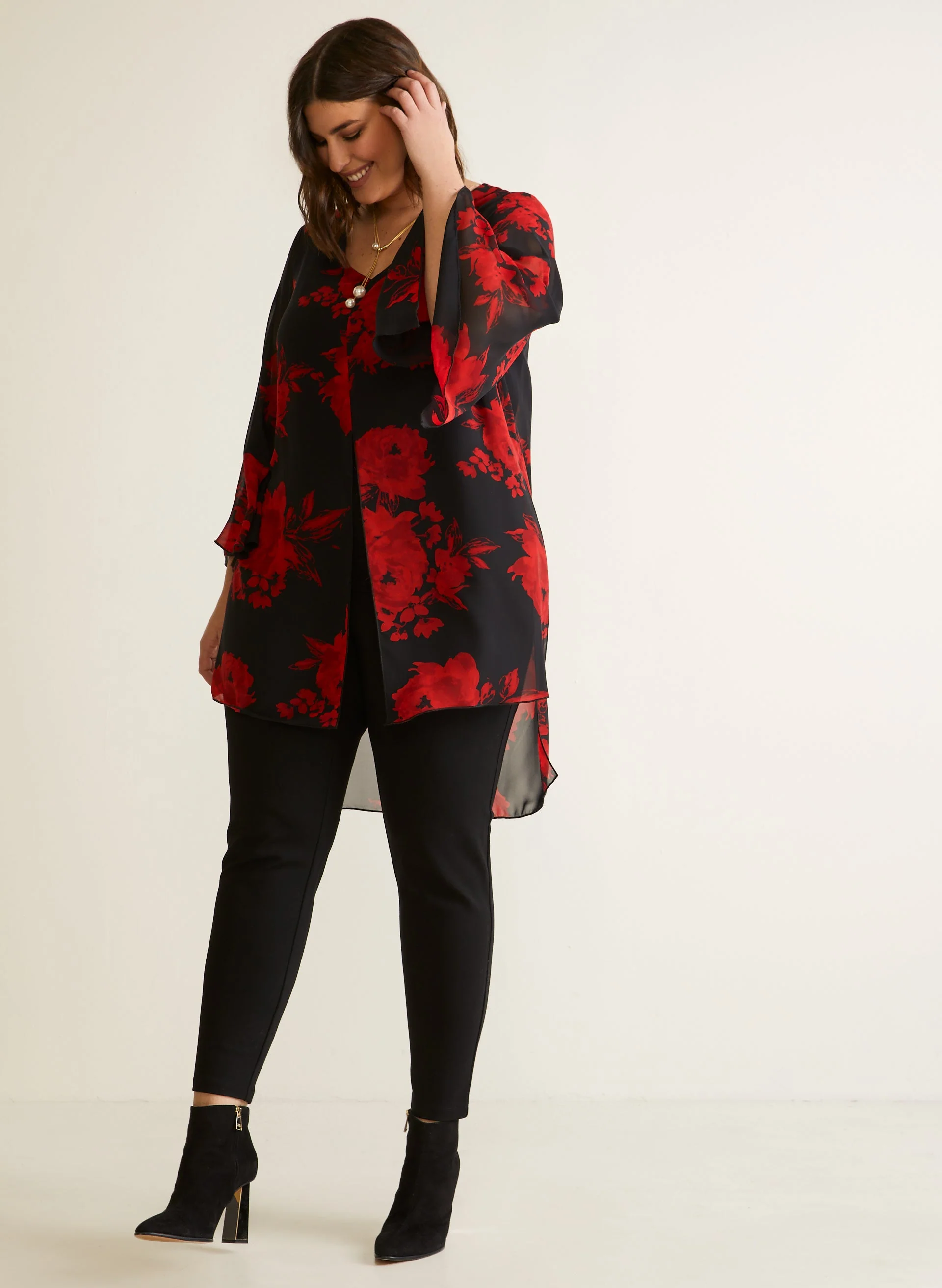 Compli K - Floral Print Tunic Blouse - Image 3
