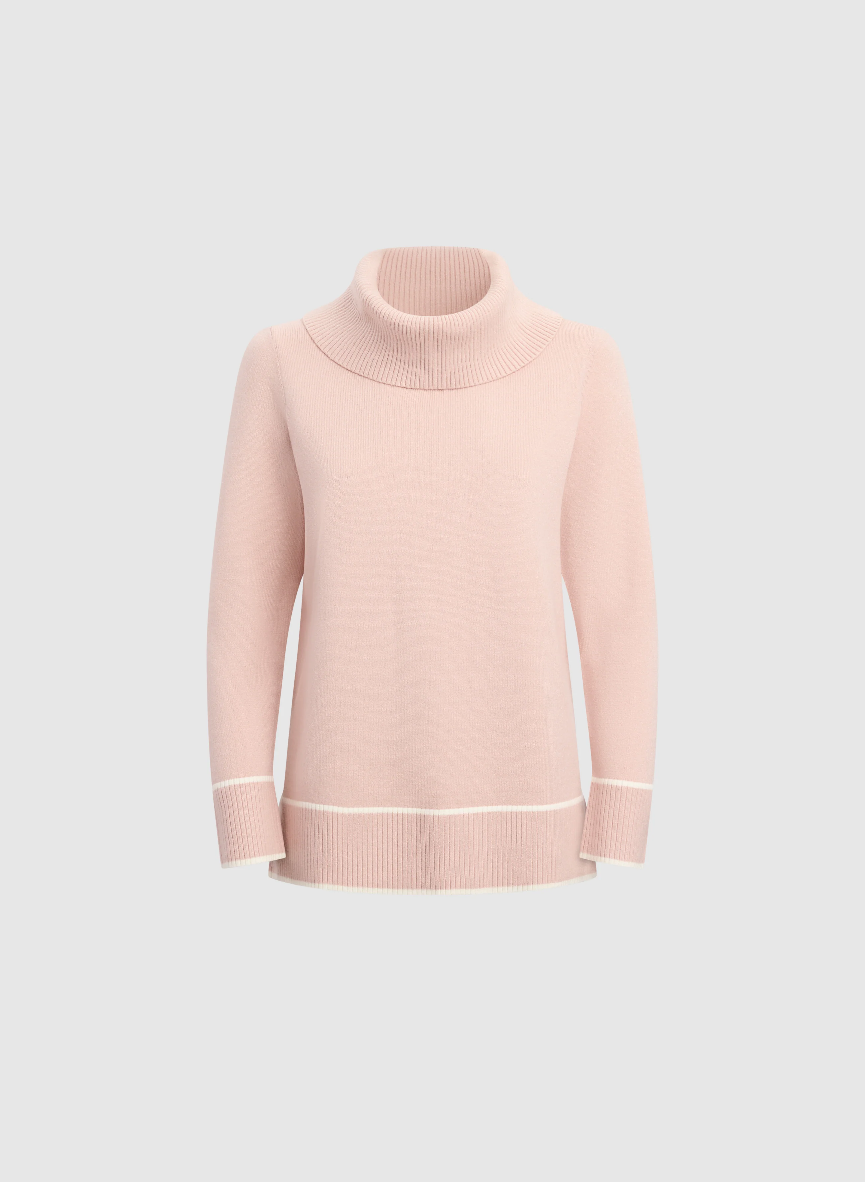 Contrast Cowl Neck Sweater - Image 6