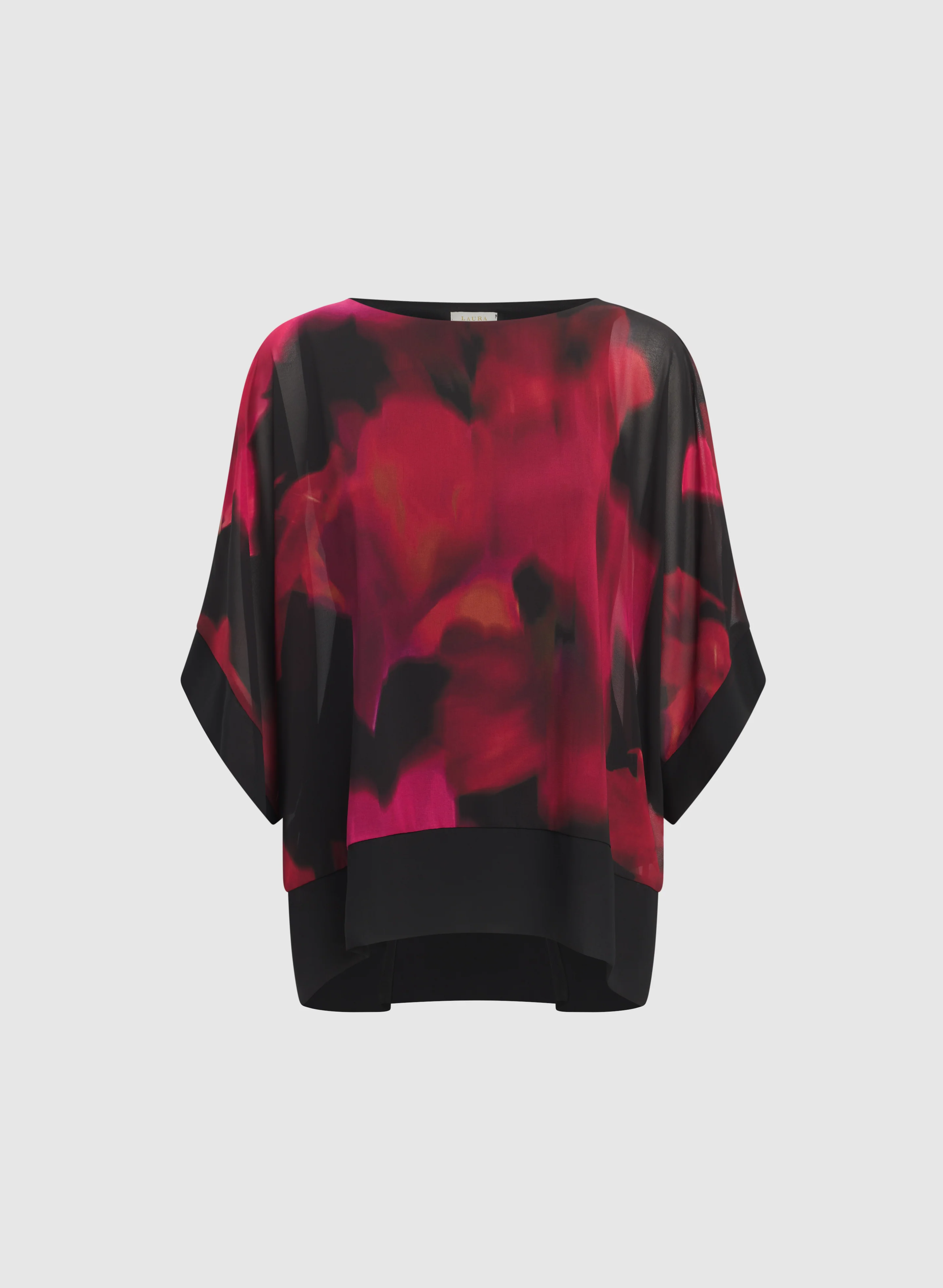 Contrast Floral Blouse - Image 6