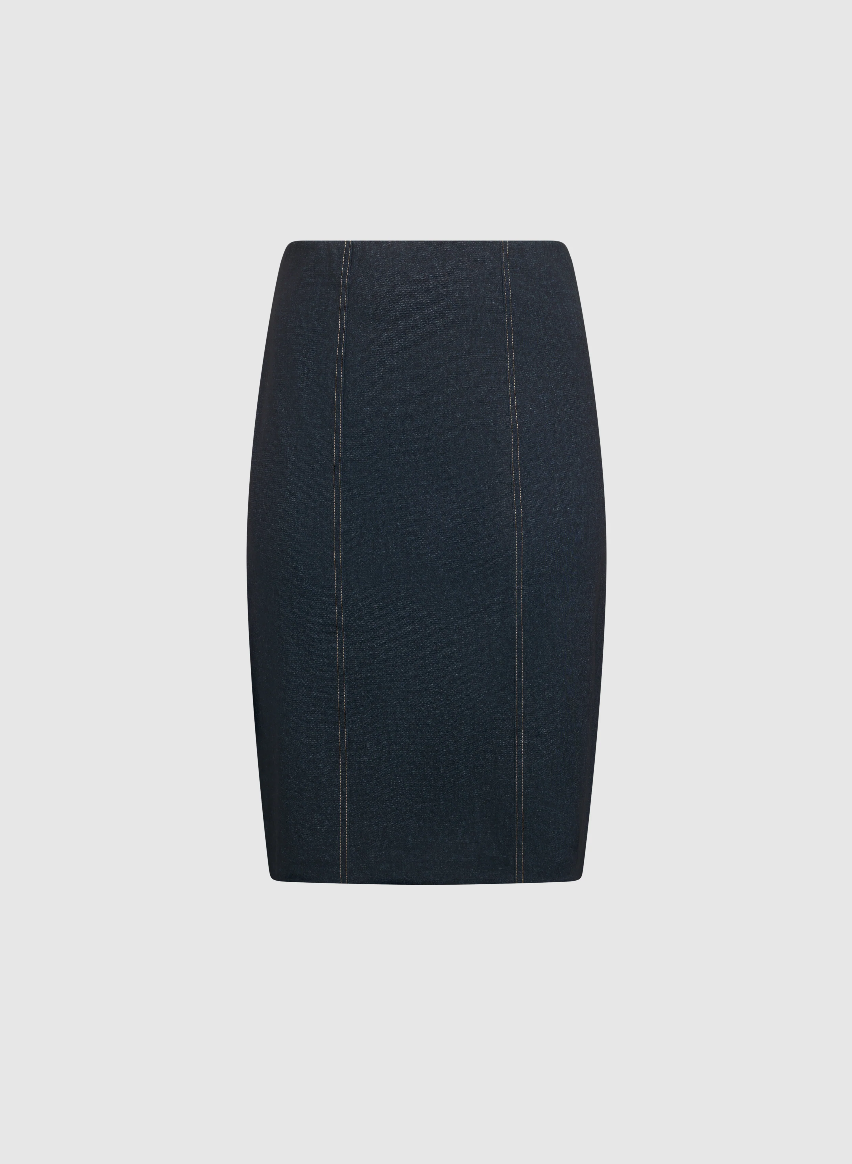 Contrast Seam Pencil Skirt - Image 6