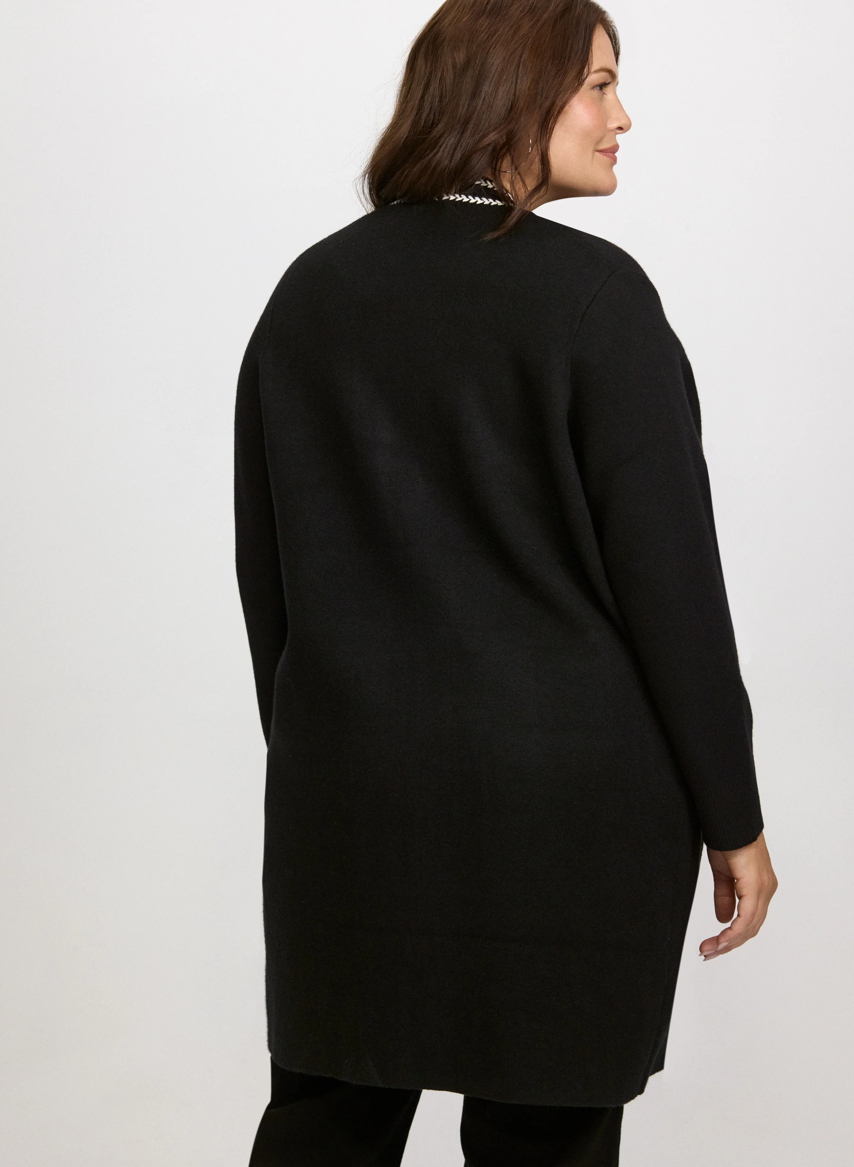Contrast Stitch Cardigan - Image 4