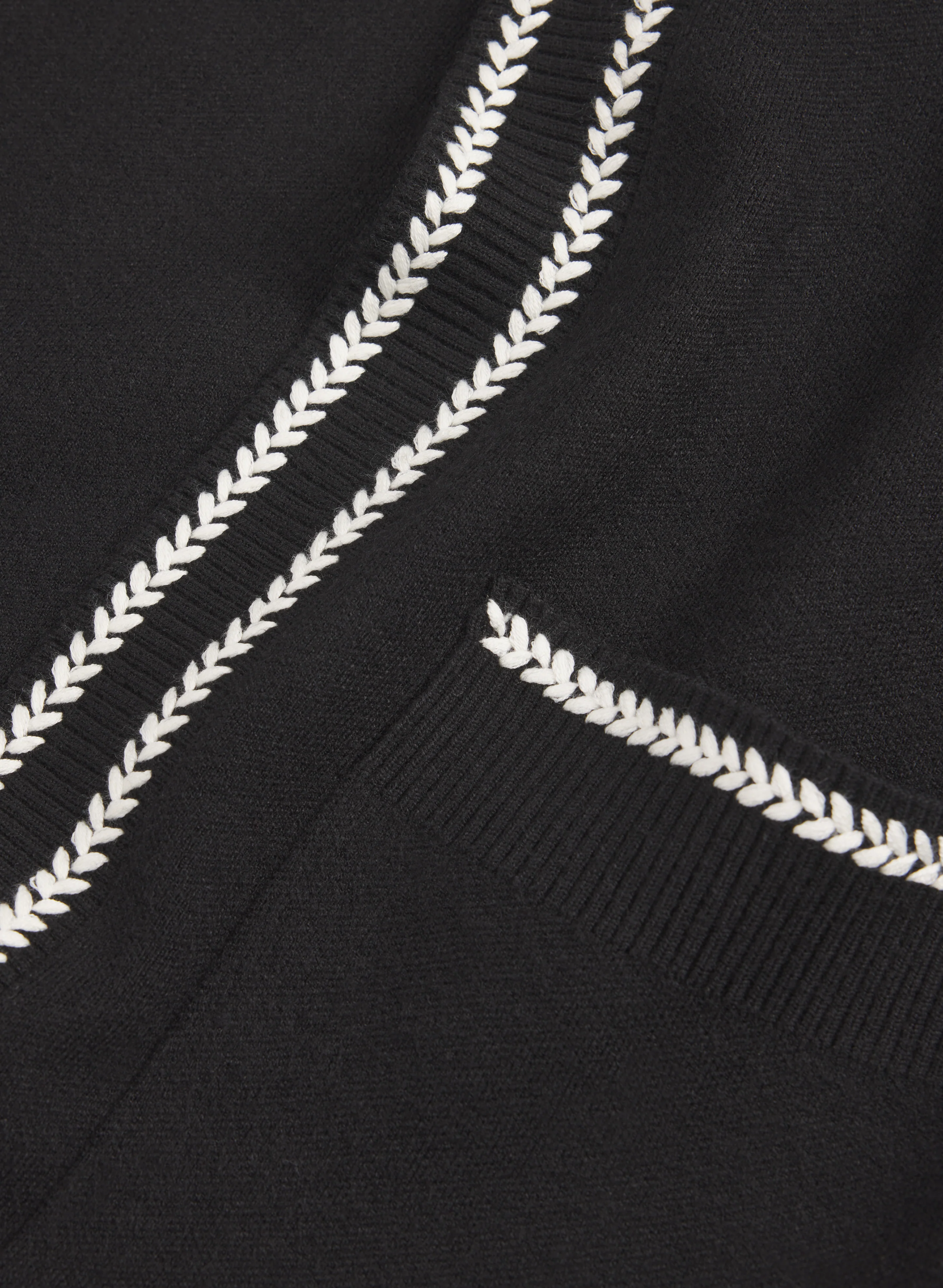 Contrast Stitch Cardigan - Image 7