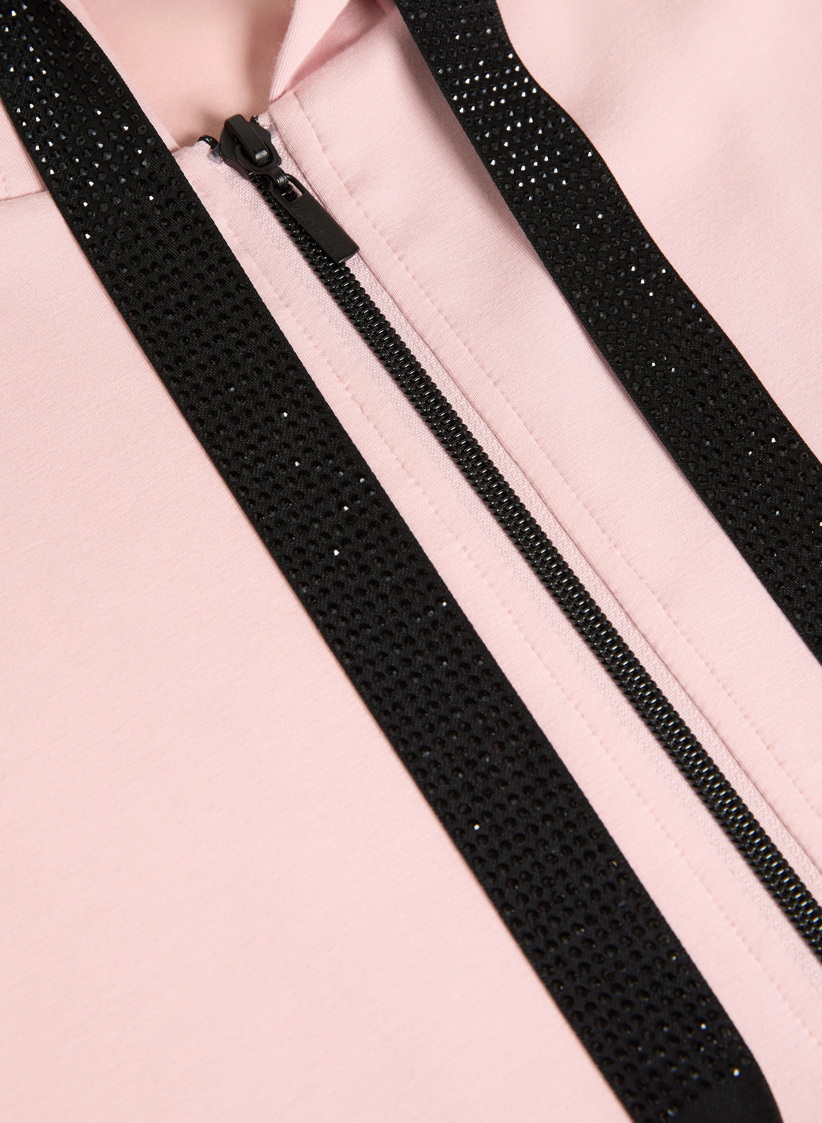 Contrast Stripe Zip-Up Top - Image 6