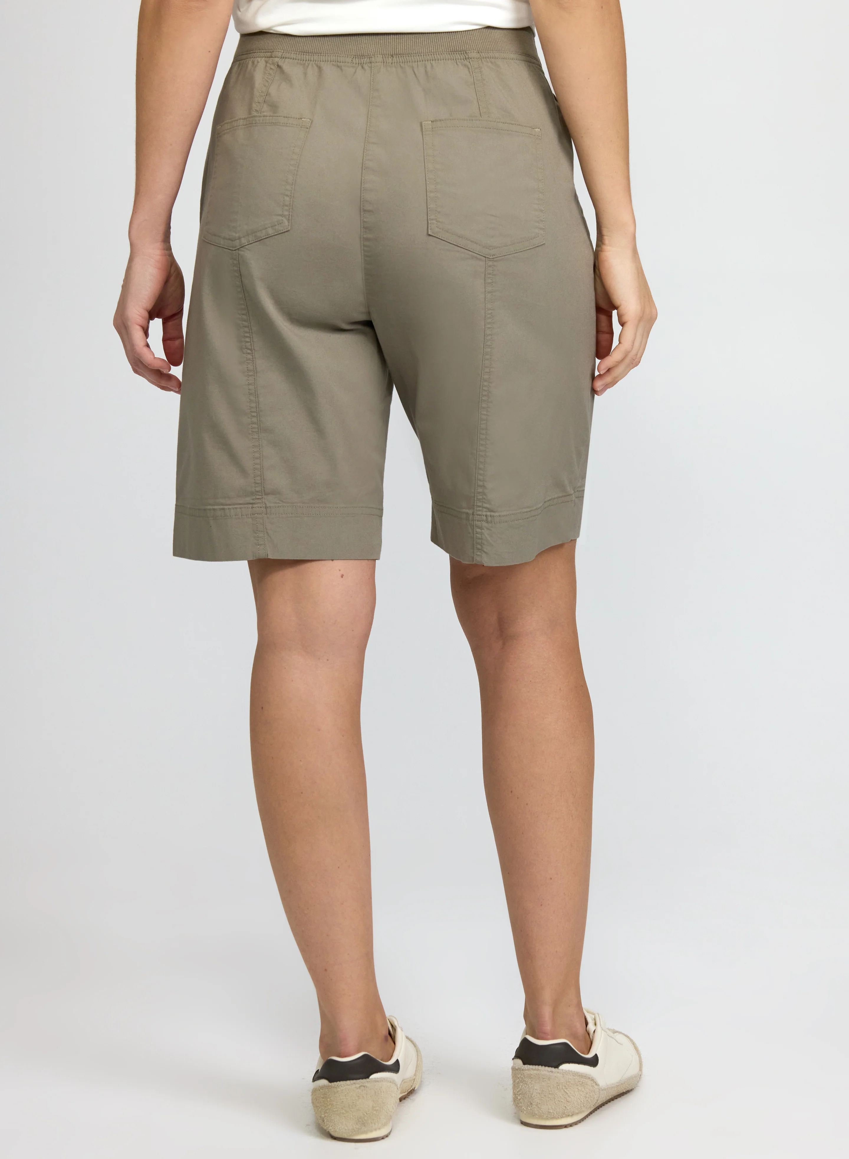 Cotton-Blend Drawstring Shorts - Image 5