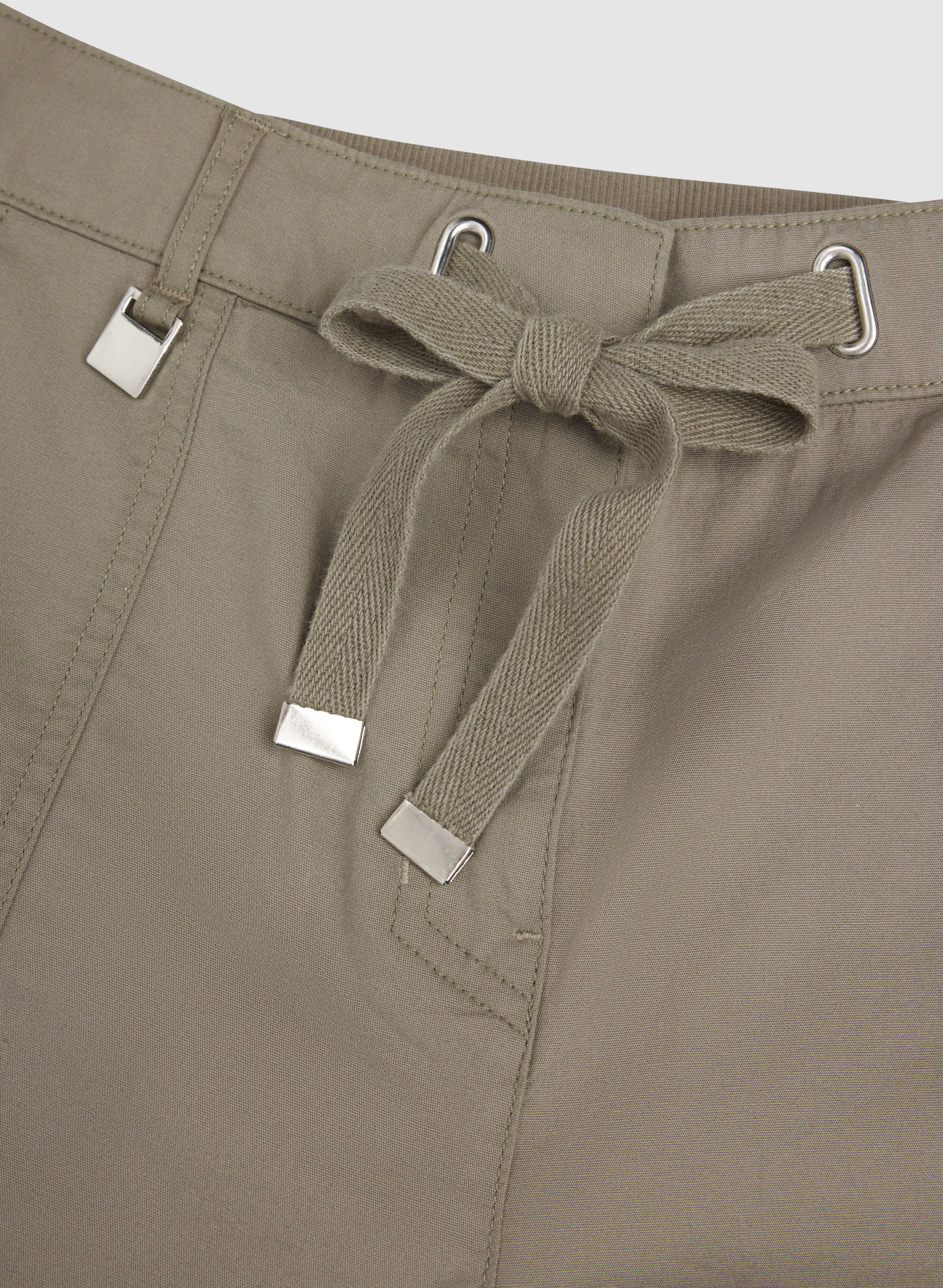 Cotton-Blend Drawstring Shorts - Image 7