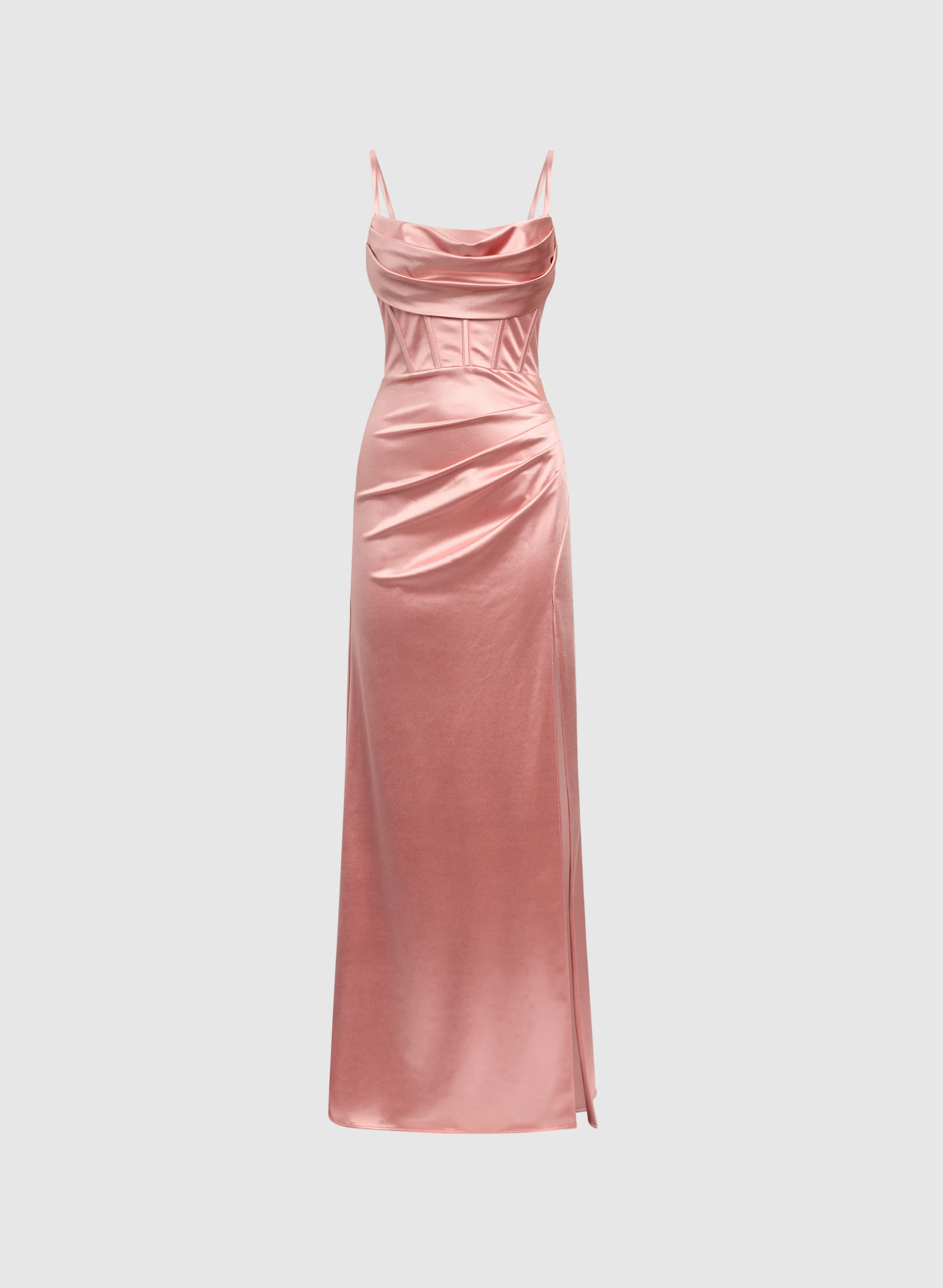 Cowl Neck Corset Dress - Image 7