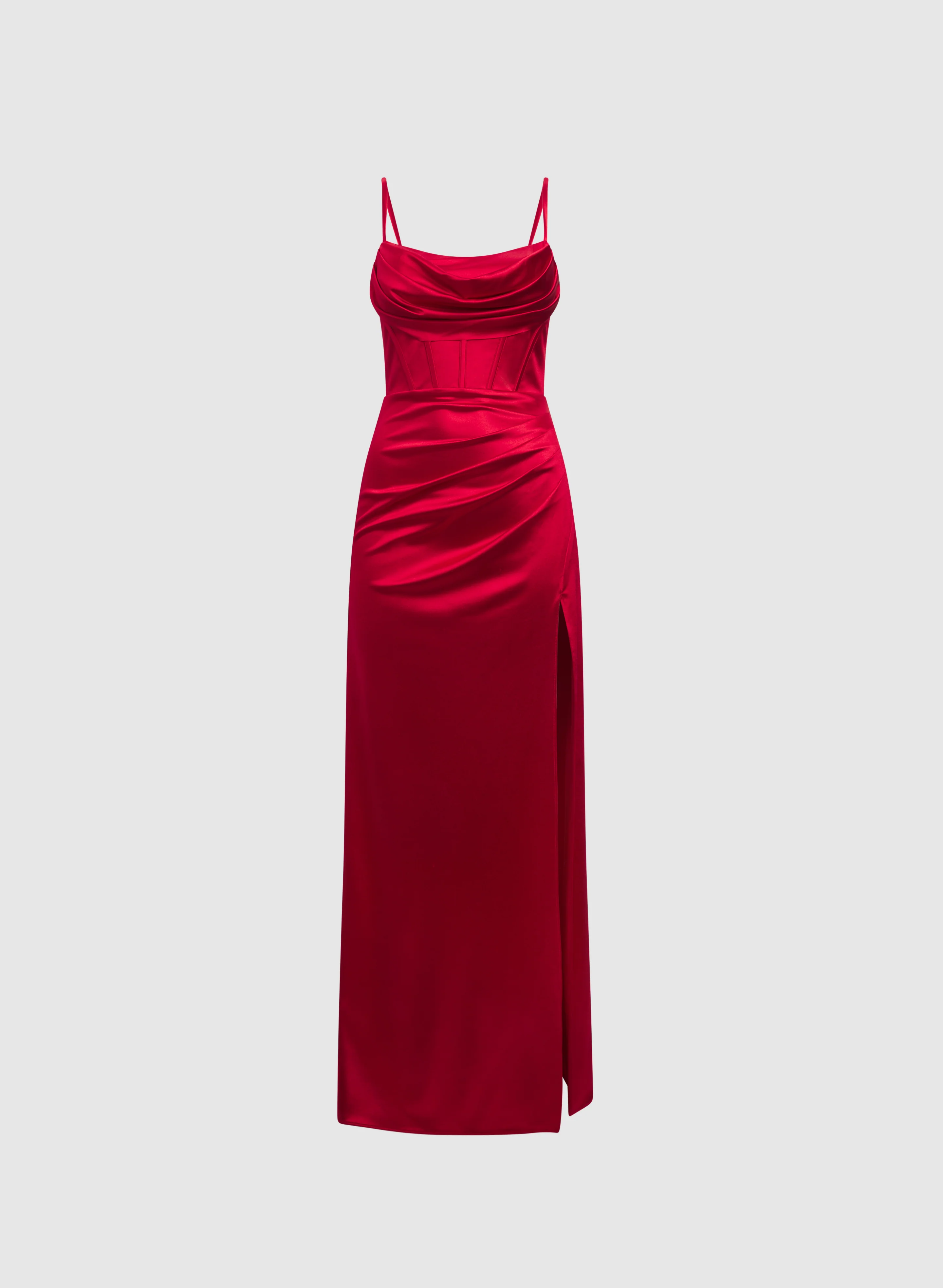 Cowl Neck Corset Dress - Image 6