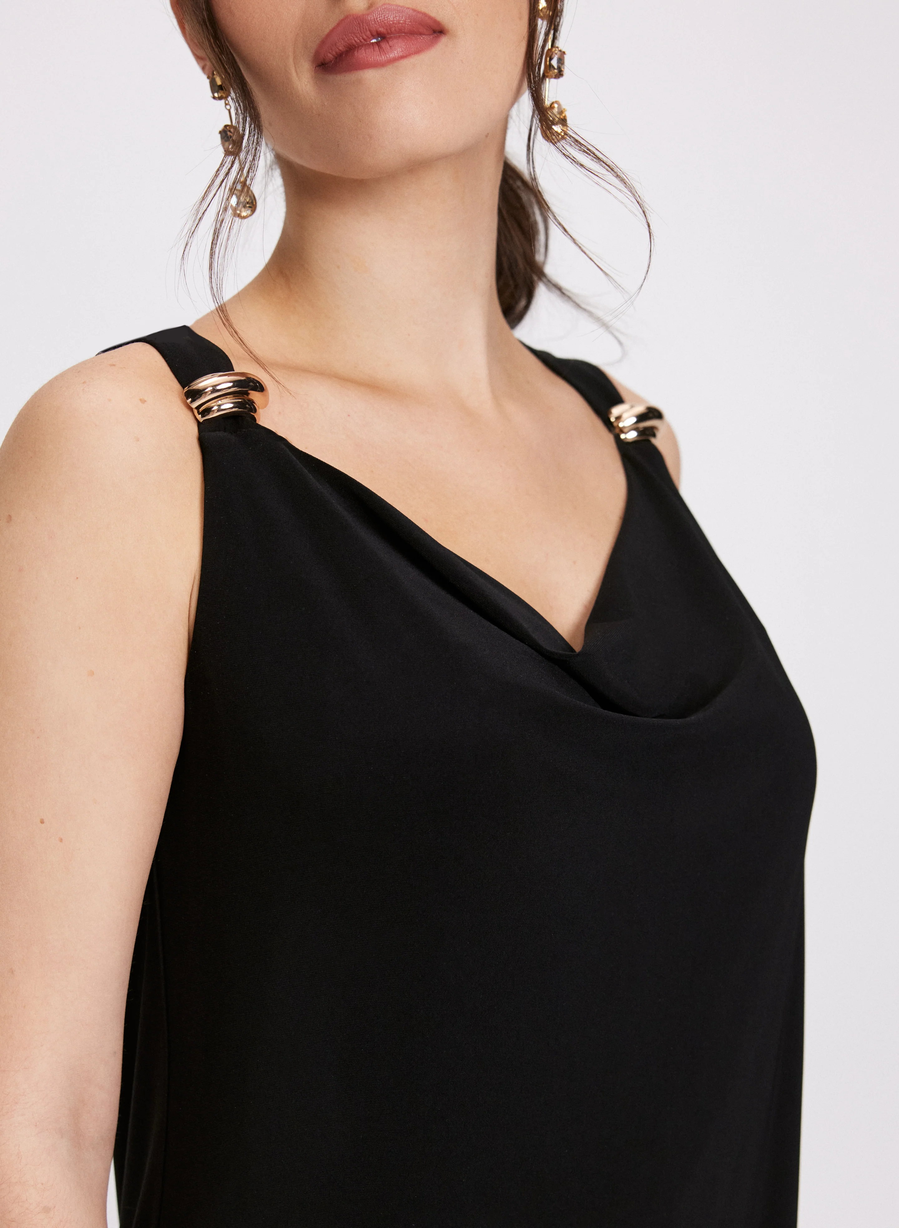 Cowl Neck Dress - Image 5