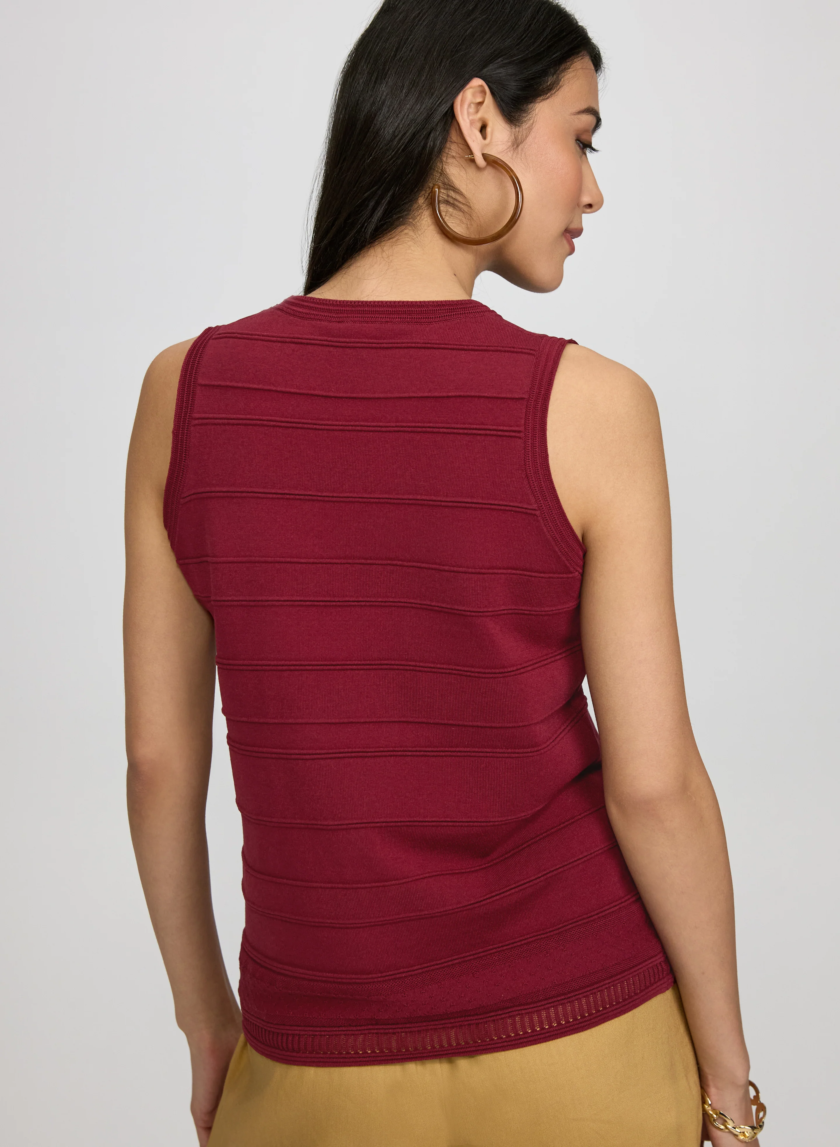 Crew Neck Sleeveless Knit - Image 5