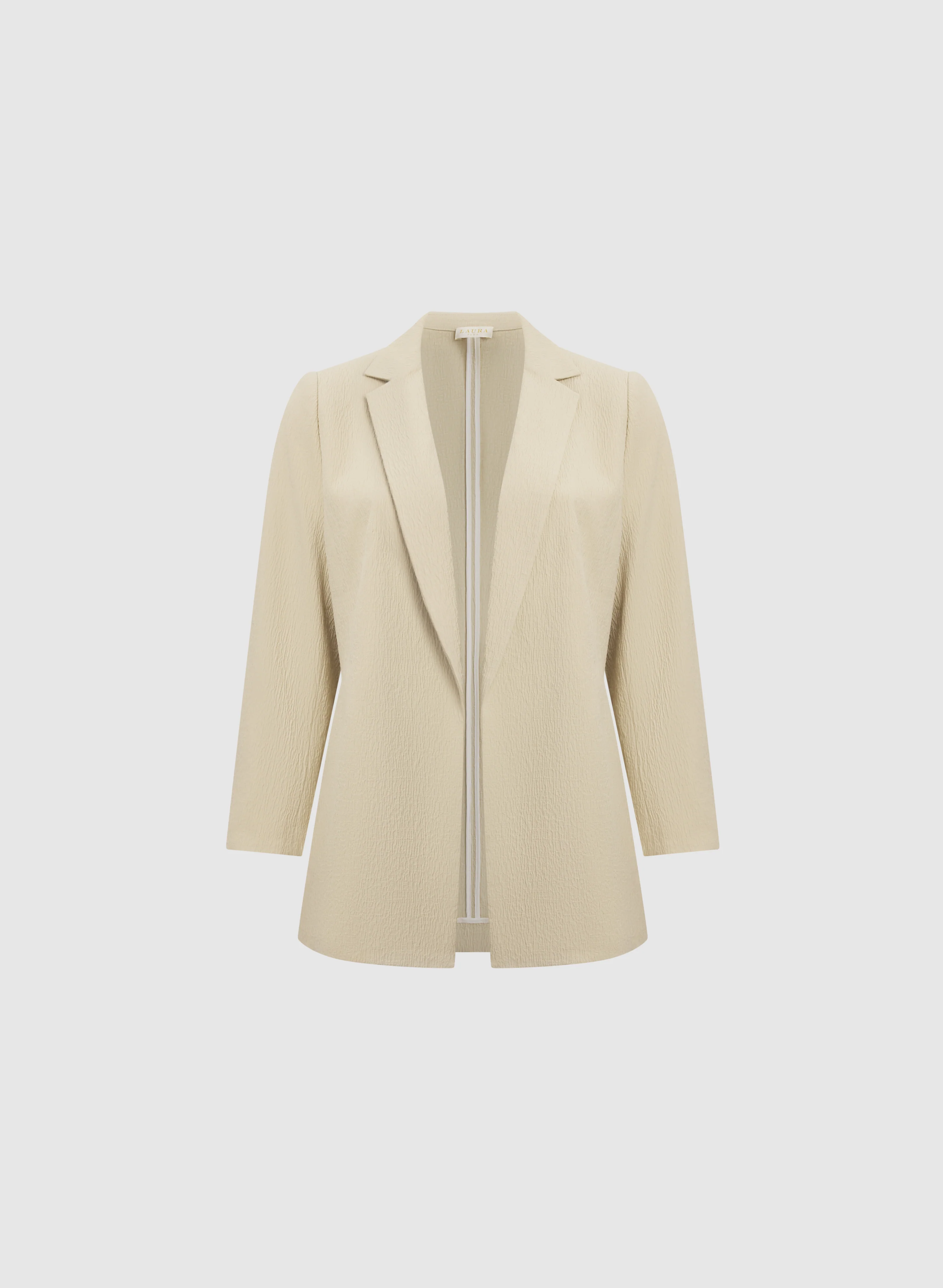 Crinkle Cotton Blazer - Image 8