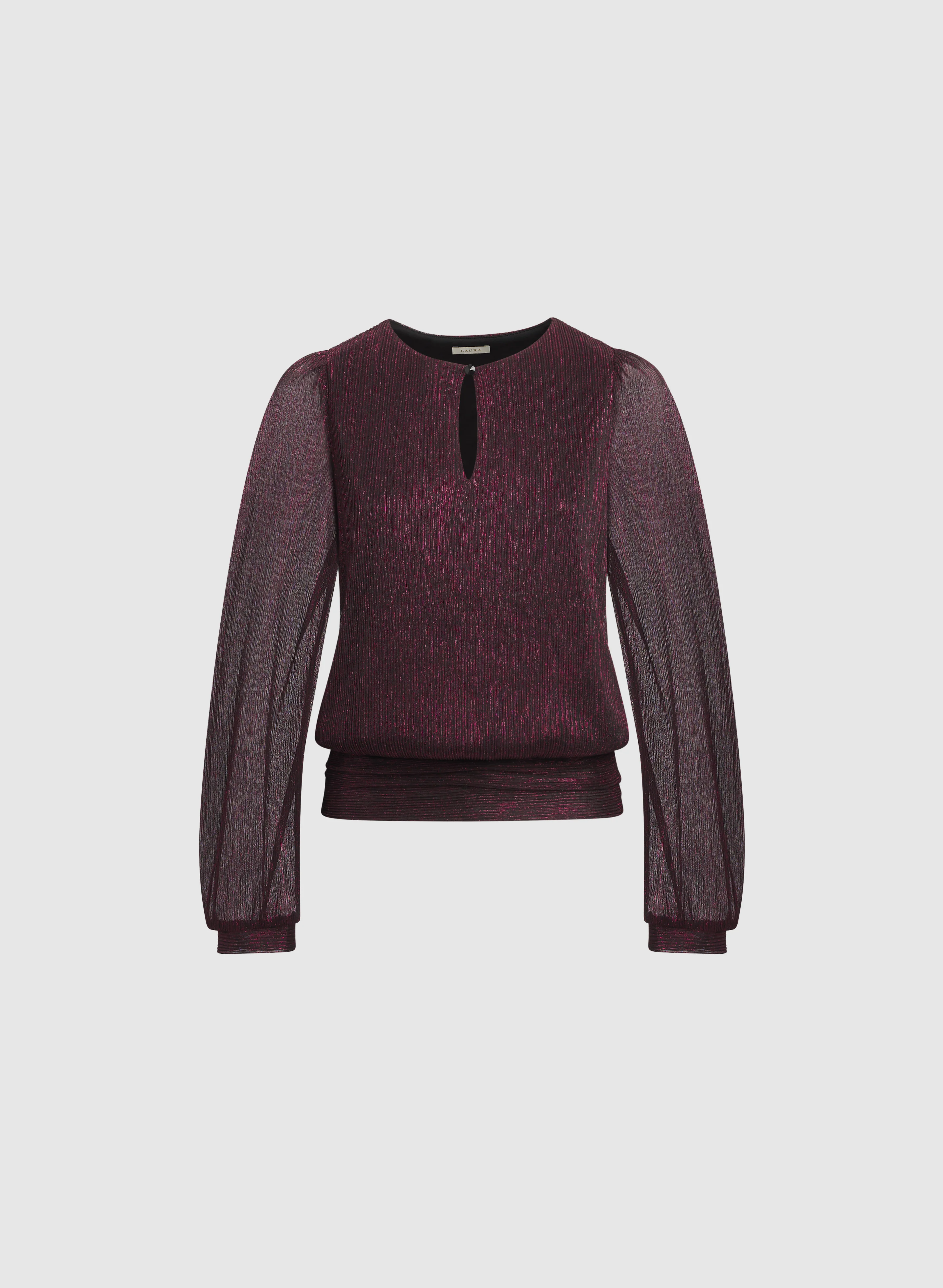 Crinkle Lurex Blouse - Image 6