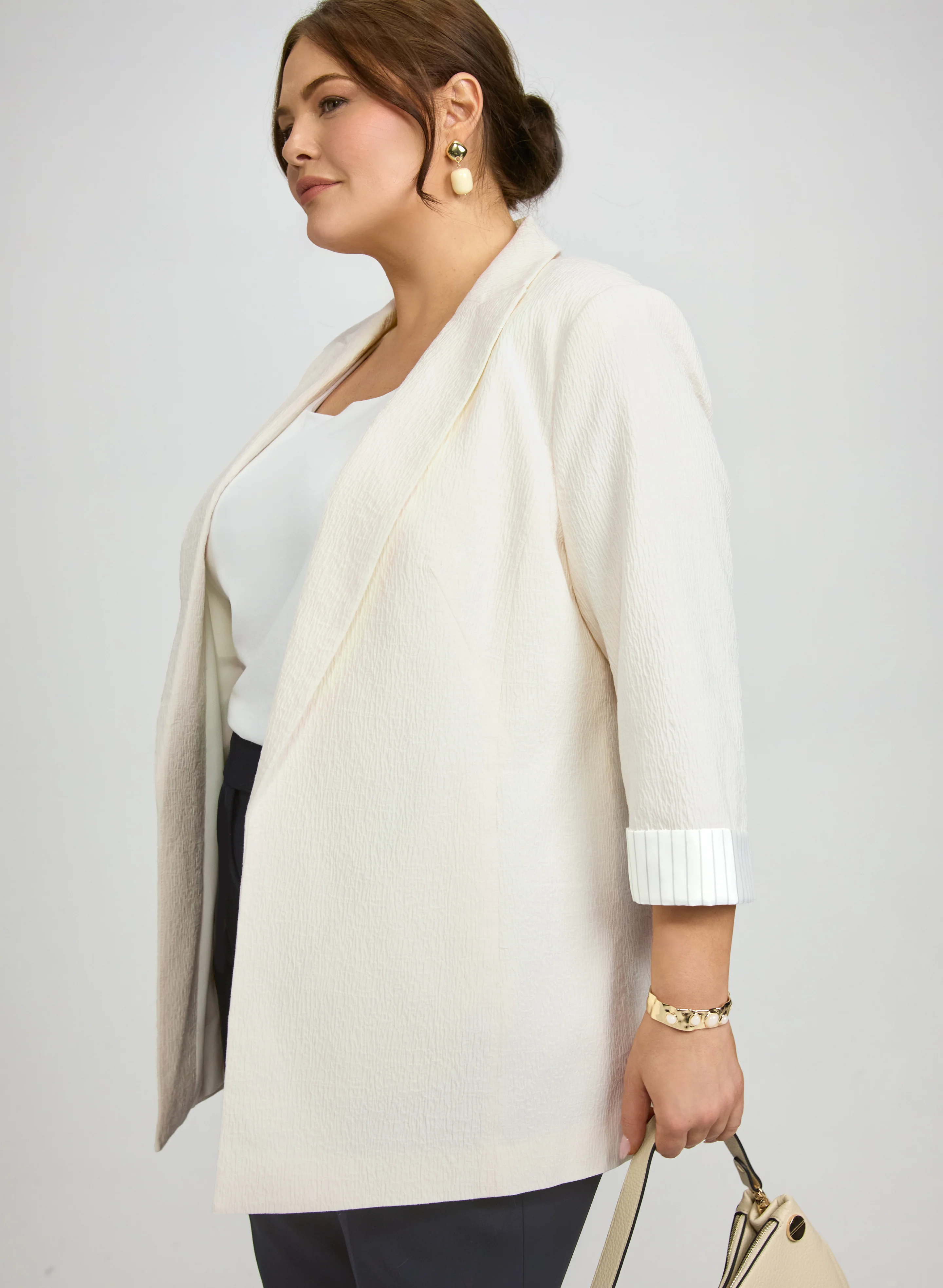 Crinkle Open Jacket - Image 2