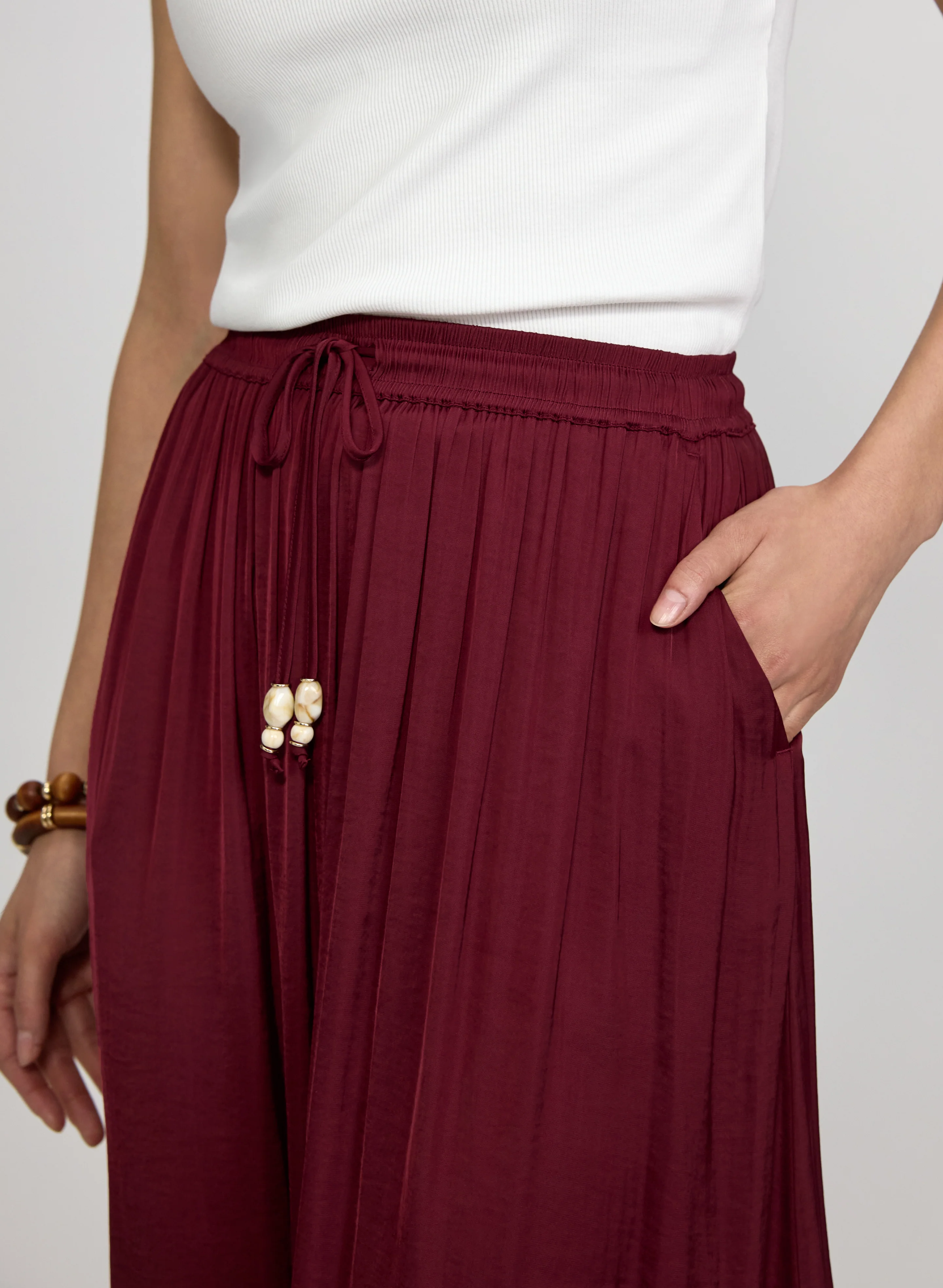 Crinkle Pull-On Maxi Skirt - Image 2